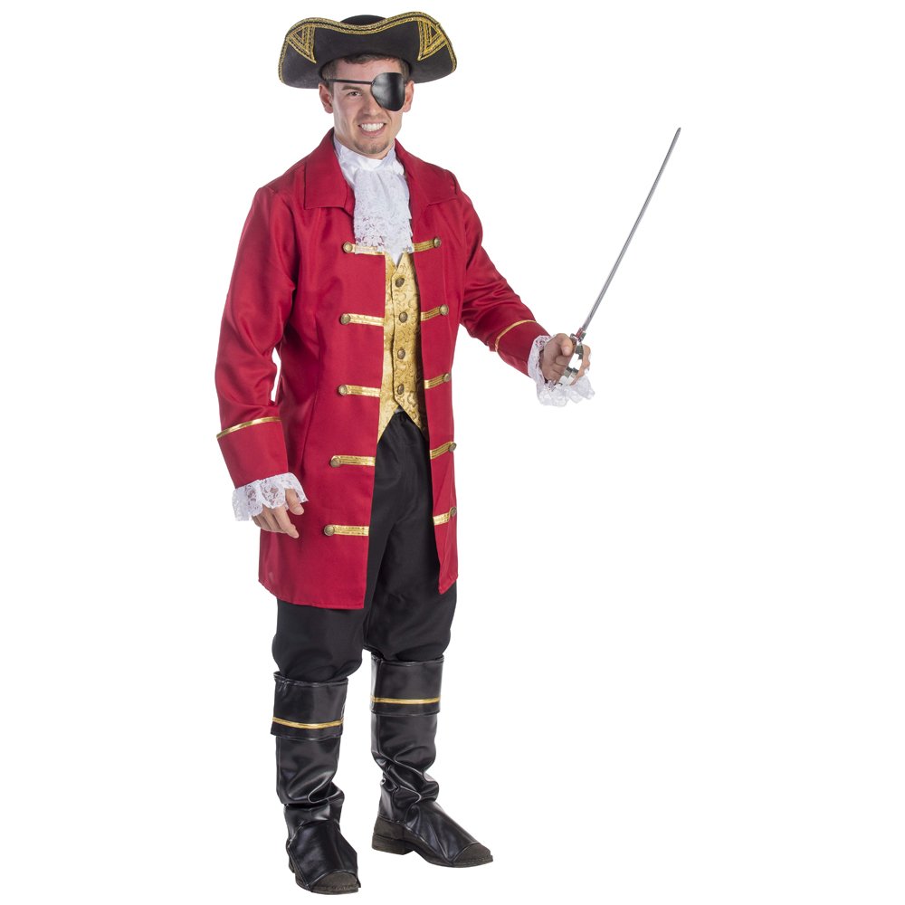 Elite Men's Pirate Captain Costume - Premium Halloween & Cosplay Outfit for Adults | Perfect for Parties, Themed Events & Renaissance Fairs