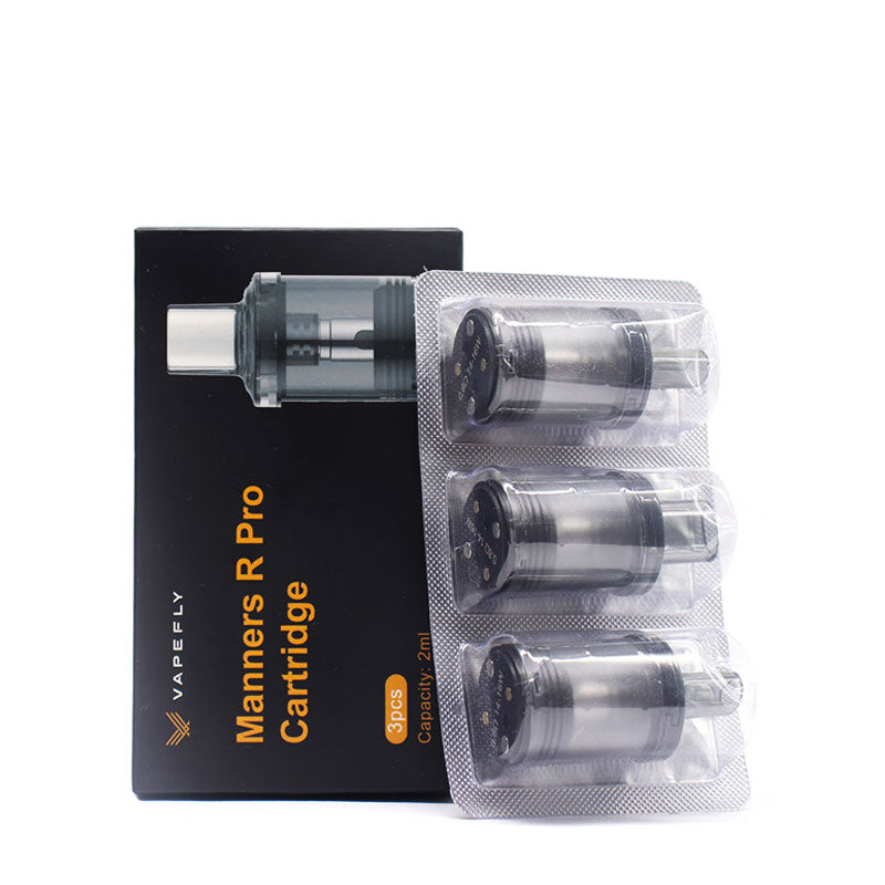 Vapefly Manners R Pro Replacement Pods (3 Pack) - Compatible with Vapefly Manners R Pro - Leak-Proof & Long-Lasting - Perfect for Vaping Enthusiasts & On-the-Go Use