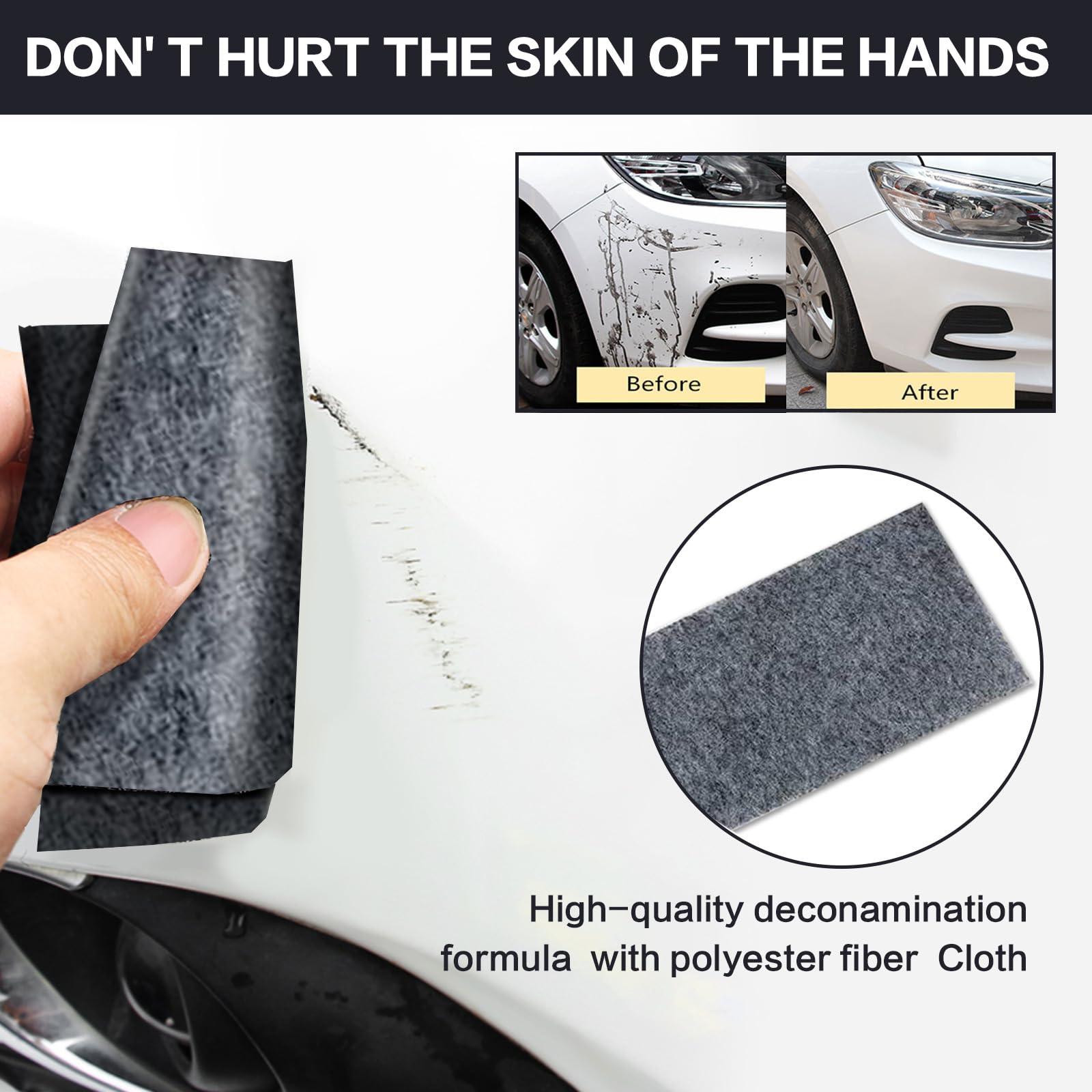 6-Pack Nano Sparkle Cloth - Premium Car Scratch Remover for Paint Repair | Microfiber Buffing Pads for Vehicle Detailing & Polishing | Perfect for DIY Car Care, Auto Body Shops & Professional Detailing Services
