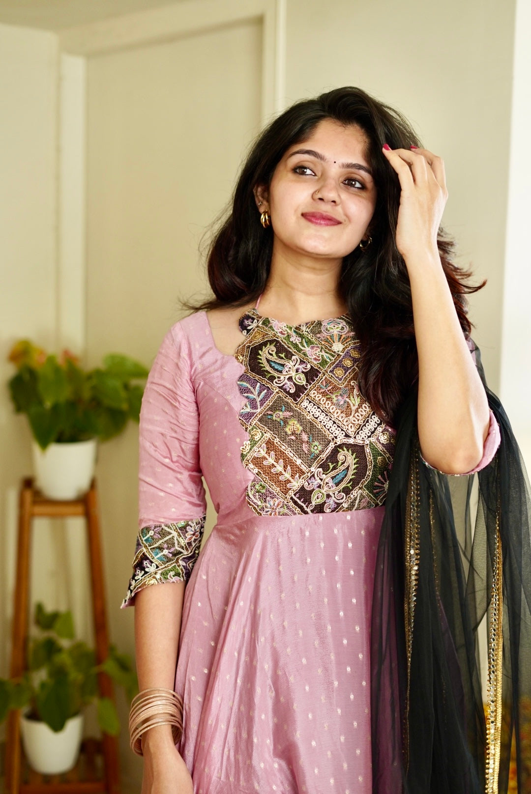Anshi Premium Anarkali Dress for Women - Elegant Indian Ethnic Wear for Parties & Weddings | DD669