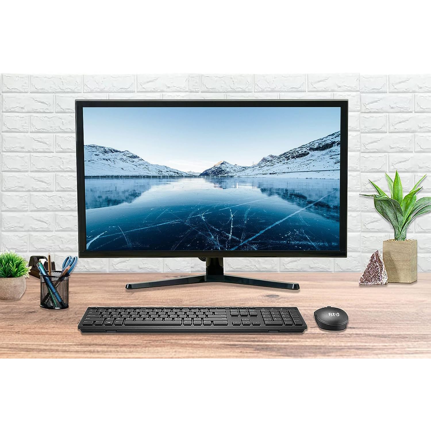 Lenovo All-in-One Tiny Desktop PC with 22