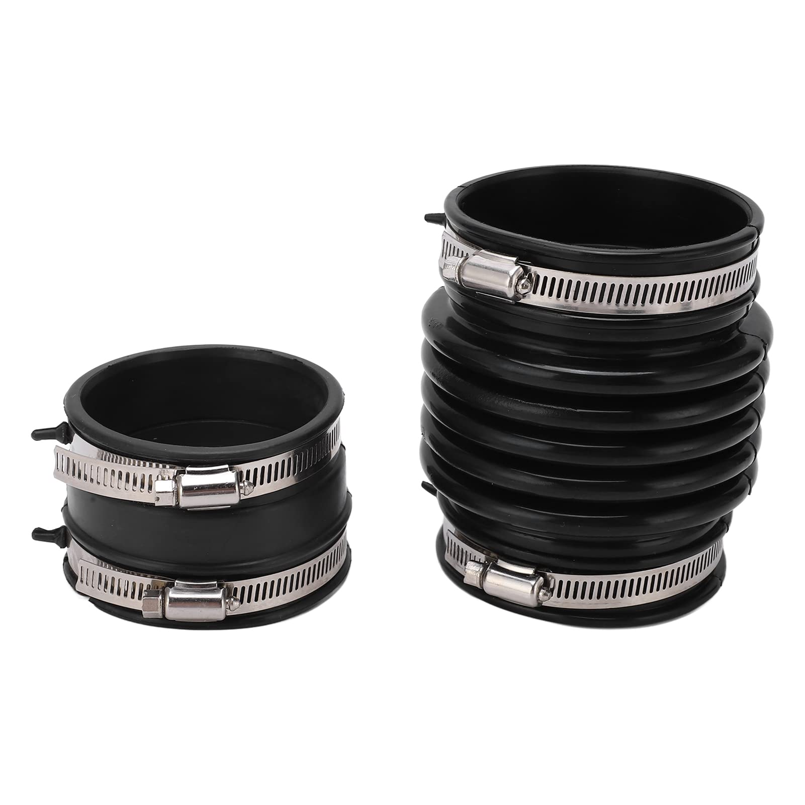 High-Performance Engine Air Intake Hose - Flexible EPDM Rubber Heat Resistant Black Air Inlet Tube for Car & Truck Upgrades - Perfect for Performance Tuning & Engine Modifications