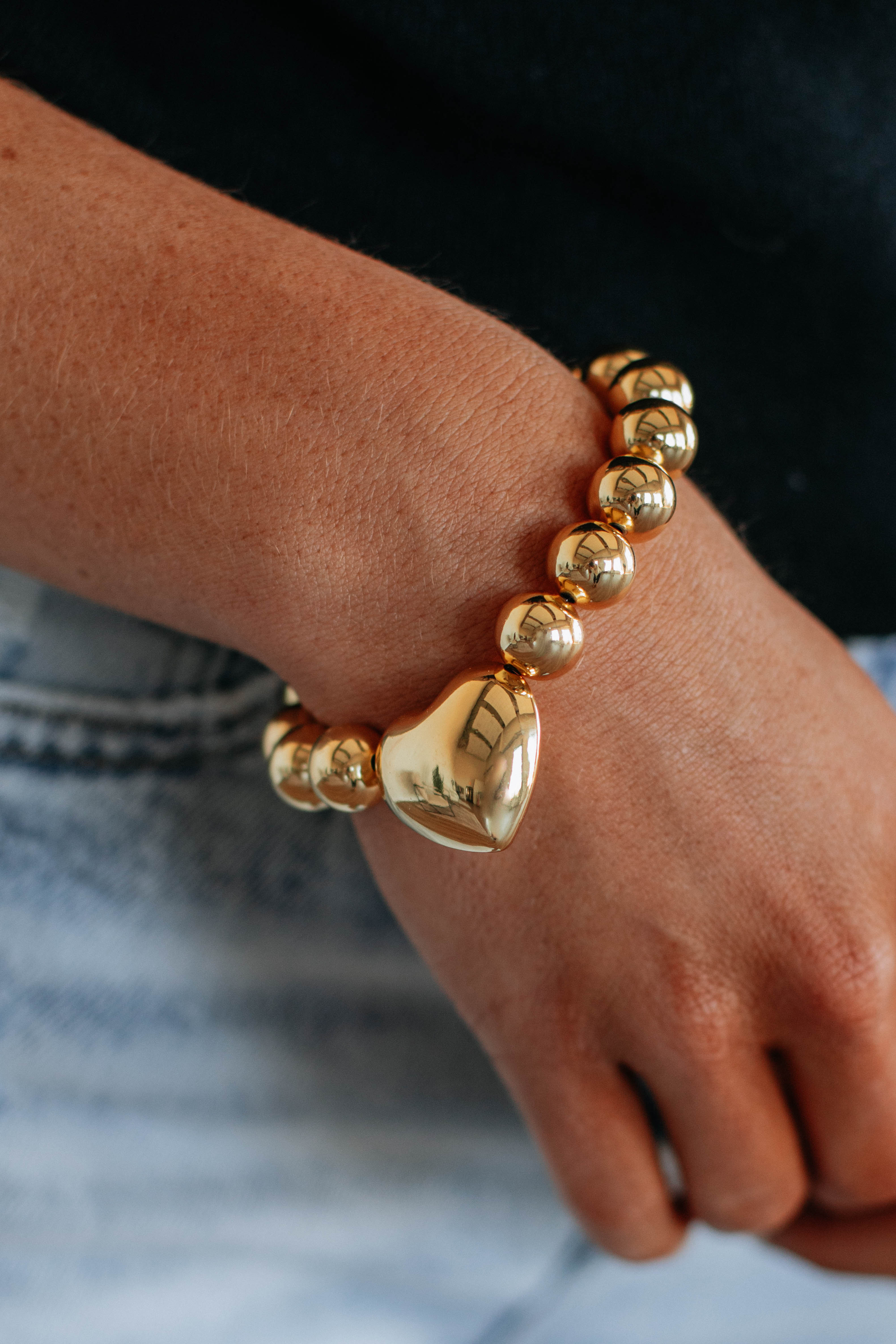 Follow Your Heart Bracelet - Adjustable Beaded Charm Bracelet for Women - Perfect for Gifts, Daily Wear & Special Occasions