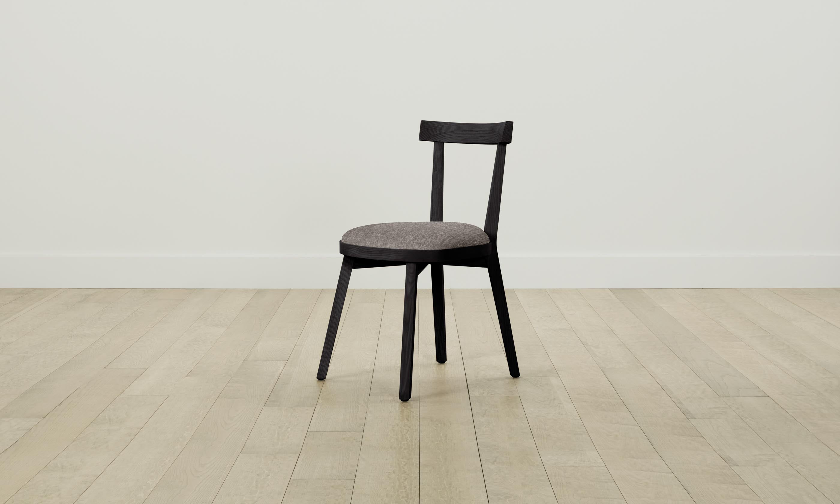 Allen Dining Chair - Heritage Belgian Linen Upholstery in Carob Brown | Elegant & Comfortable for Dining Room, Kitchen, or Home Office