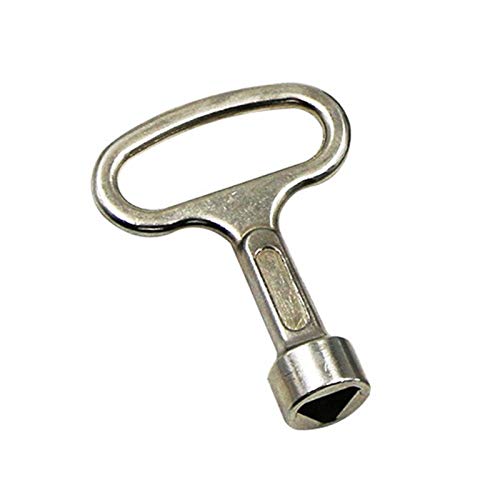 MS705 Universal Triangle Key Wrench for Electrical Cupboard & Elevator Cabinet - 37MD (Silver) | Perfect for Maintenance, Repair, and Access Control in Commercial Buildings
