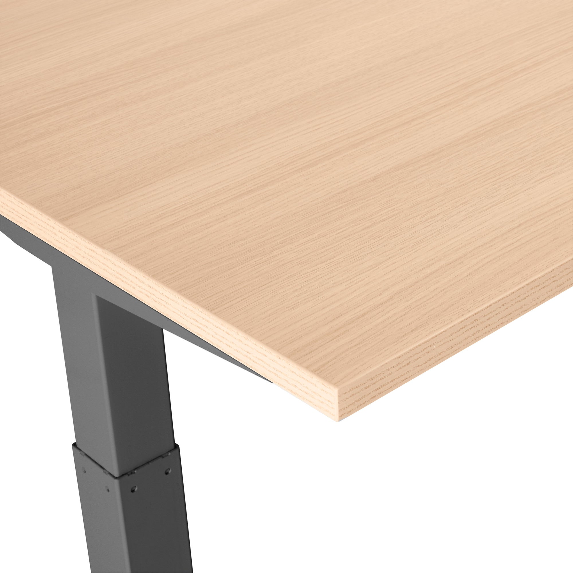 Adjustable Height Double Desk for 6 - Series L Ergonomic Office Workstation for Home & Office - Perfect for Shared Workspaces & Collaborative Environments