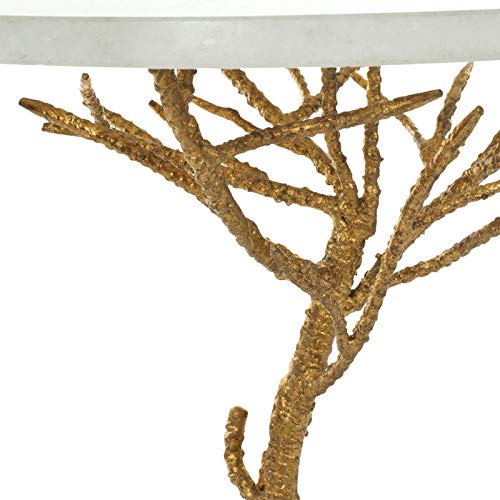 Safavieh Home Collection Anastasia Brass and Iron End Table - Stylish Side Table for Living Room, Bedroom, or Office - Perfect for Holding Lamps, Books, and Decor