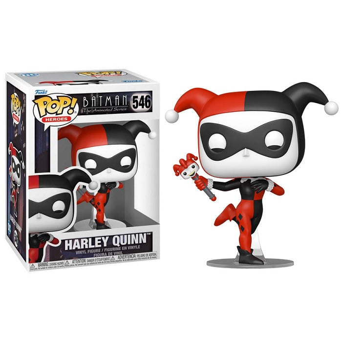 Batman the Animated Series Harley Quinn Pop! Vinyl Figure #546 - Collectible DC Comics Funko Pop for Fans & Display