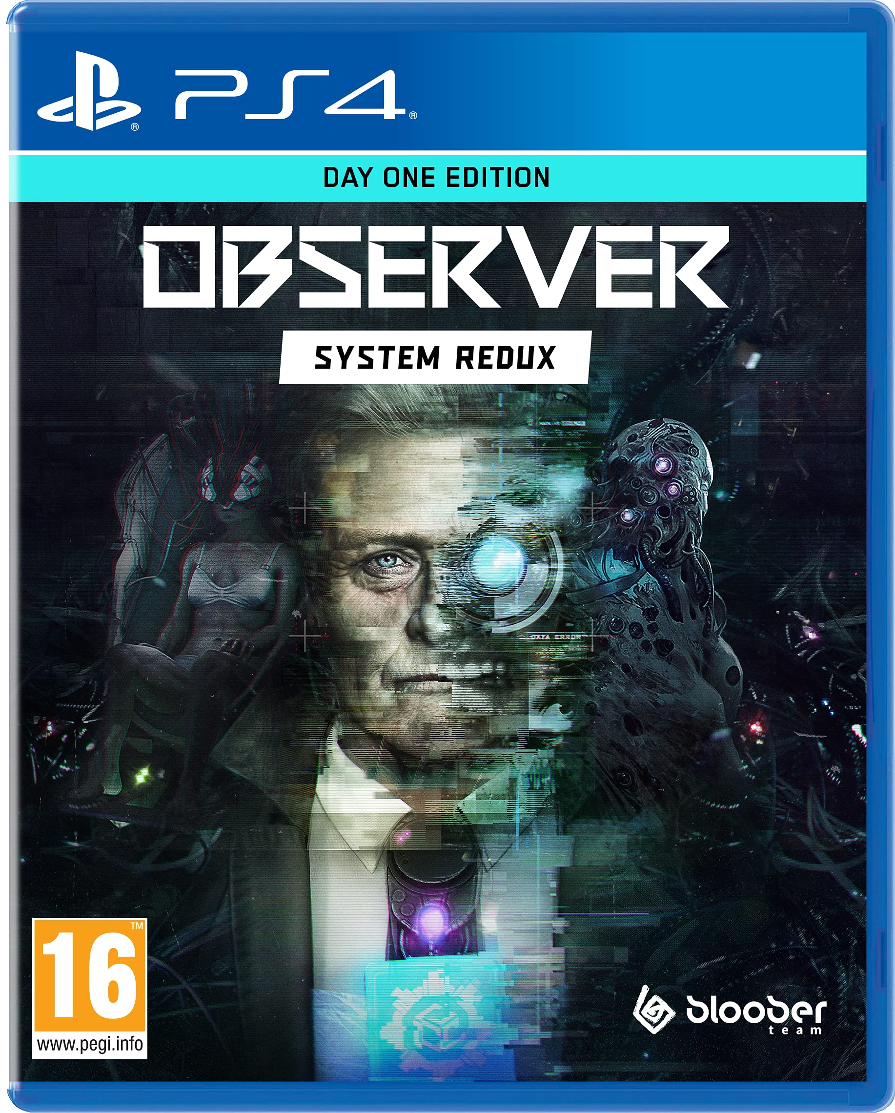 Observer: System Redux - Day One Edition - PS4 Game | Psychological Horror Thriller for PlayStation 4 | Perfect for Horror Fans & Sci-Fi Gamers