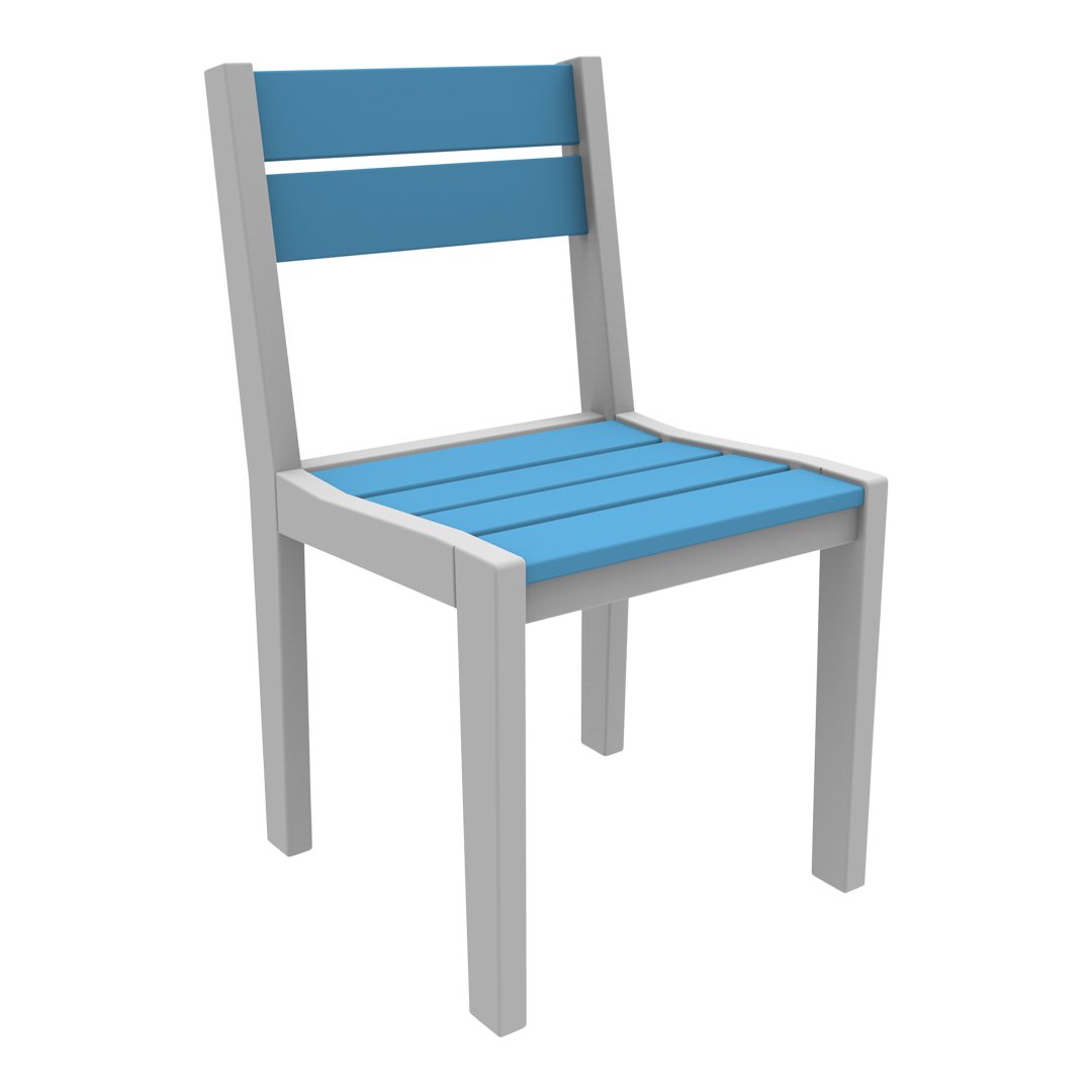 Stylish Coastline Cafe Dining Chair - Modern Wooden Bistro Chair for Kitchen, Restaurant & Patio - Perfect for Home, Cafe & Outdoor Dining