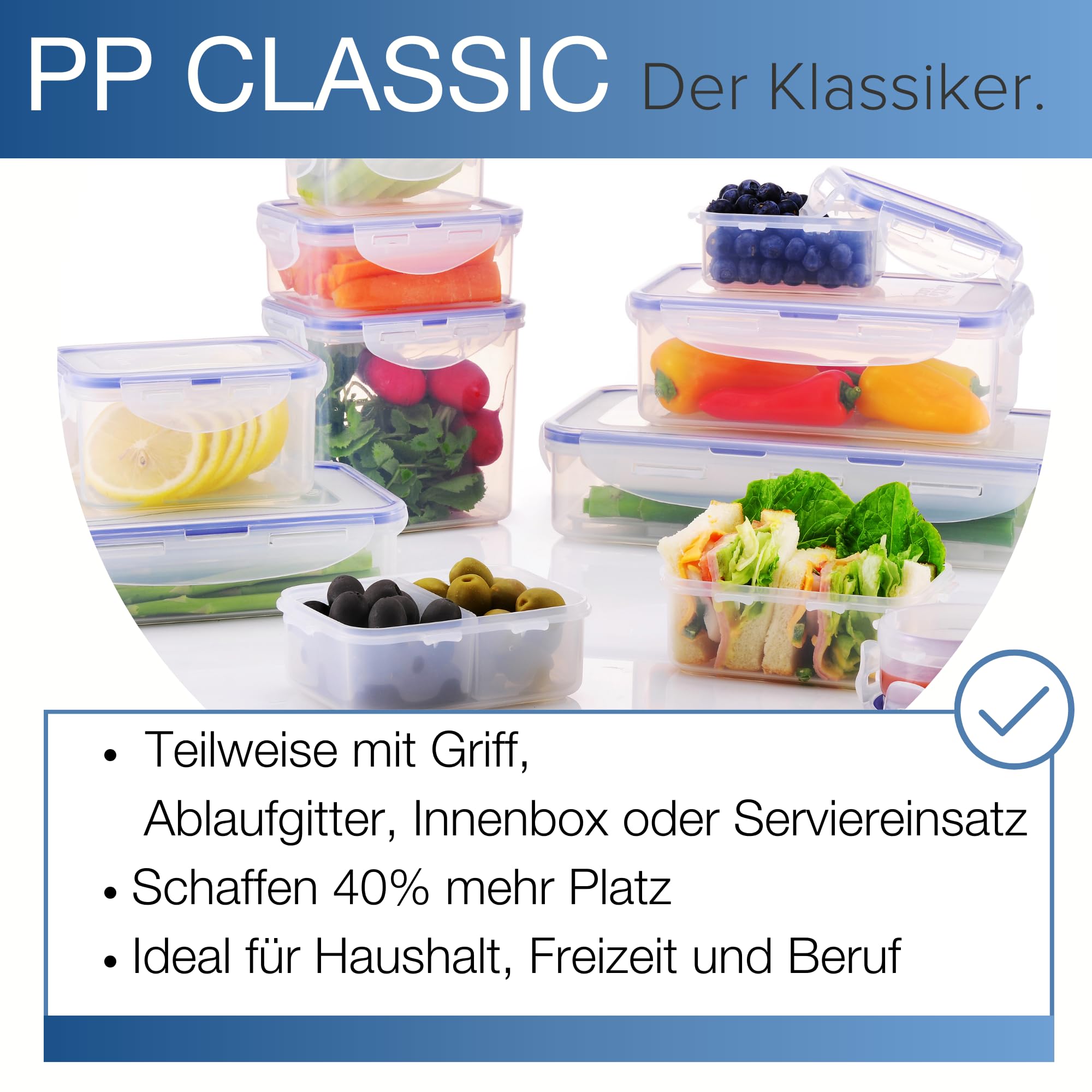LOCK & LOCK Airtight Rectangular Tall Food Storage Container 60oz (7.61 Cup) - BPA Free Plastic Kitchen Organizer for Flour, Sugar, Cereal & Dry Food | Microwave & Dishwasher Safe