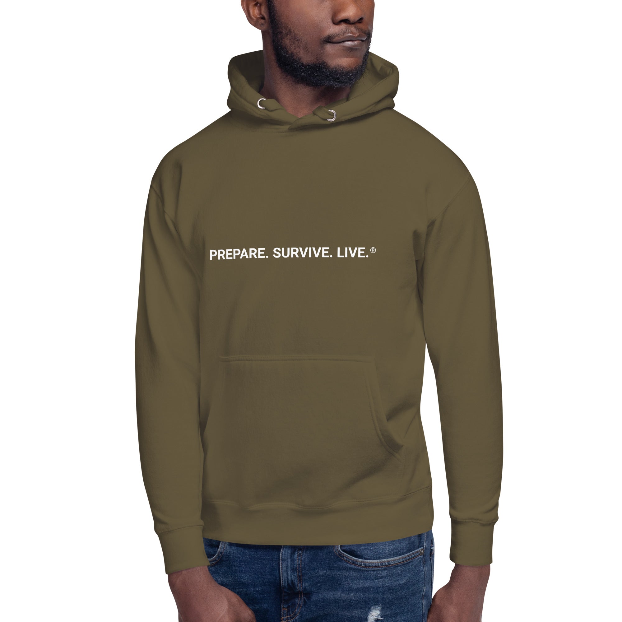 Frog & CO. Unisex Survival Hoodie - Prepare, Survive, Live® - Comfortable & Durable Outdoor Wear for Camping, Hiking & Emergency Preparedness