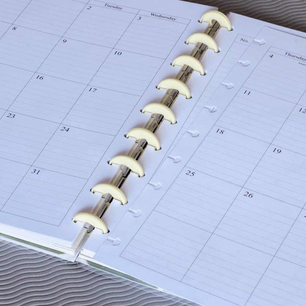 Newestor 2024-2025 Weekly Planner Refills for Happy Planner - July 2024 to June 2025 Calendar, 9 Discs Punched, Classic Size 7