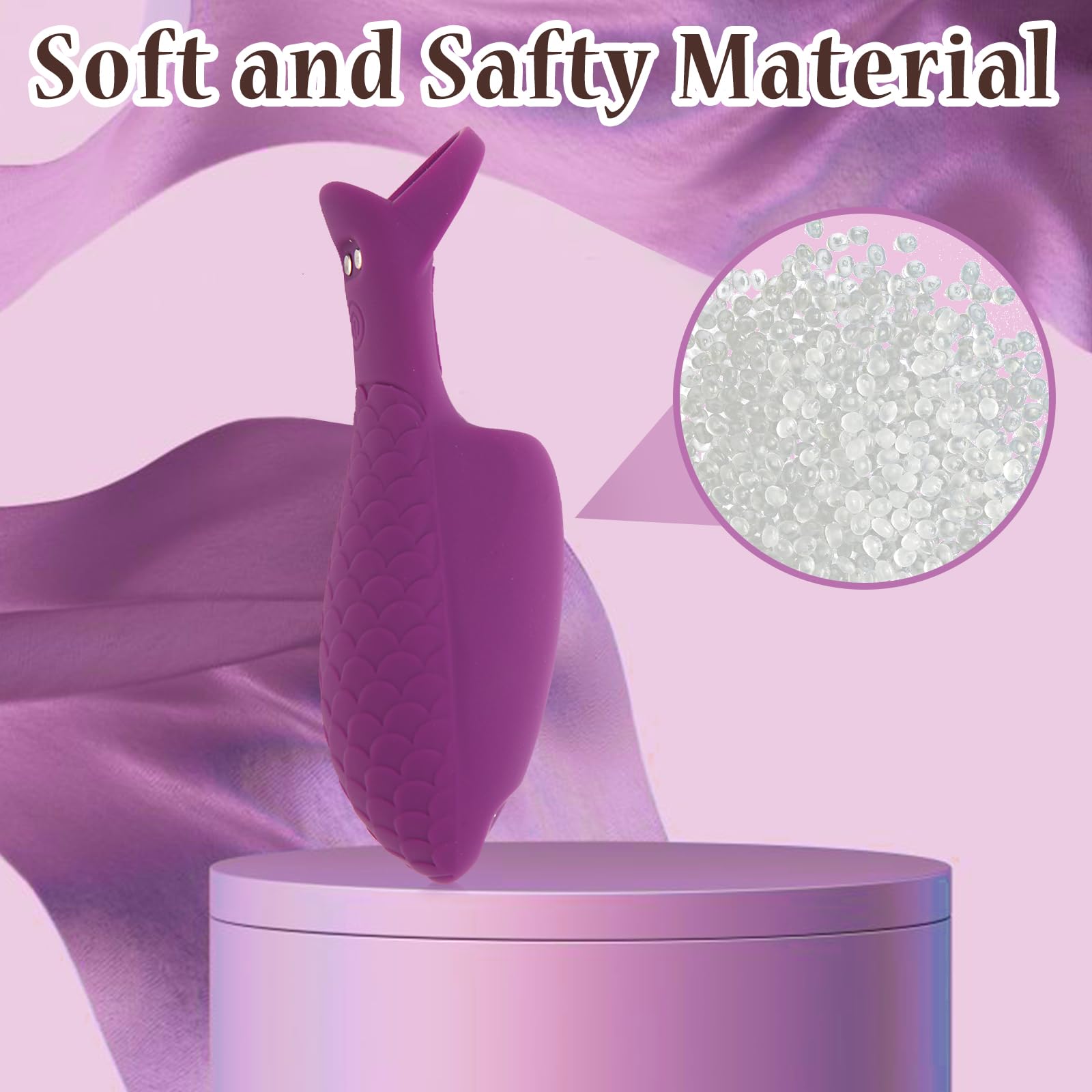 10-Speed Rechargeable Finger Vibrator - Mini Bullet Vibrator for Clitoral, G Spot & Nipple Stimulation - Portable Travel Sex Toy for Women & Men - Perfect for Solo Play & Couples Use