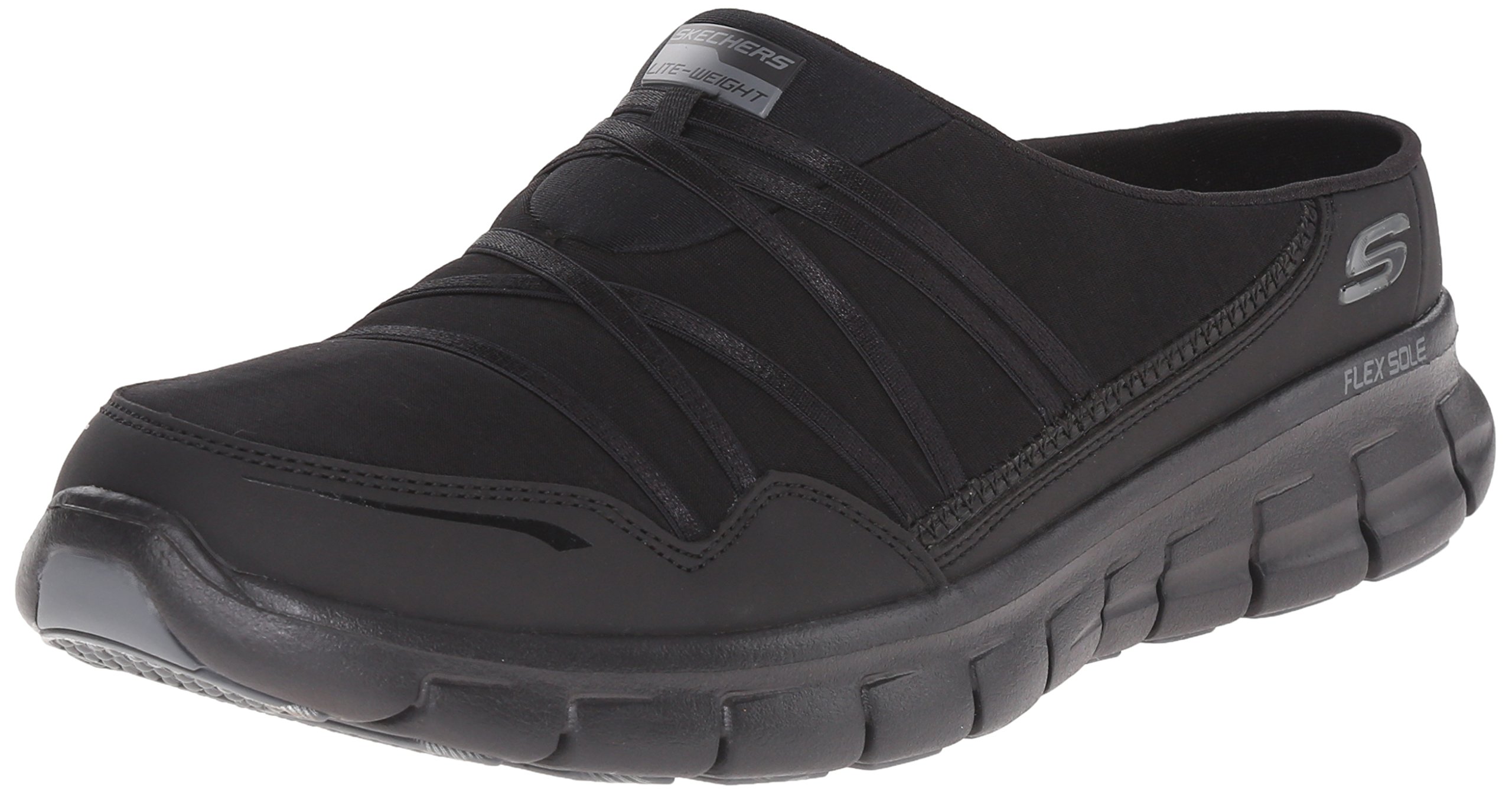 Skechers Women's Air Streamer Slip-On Mule Shoes - Lightweight Comfortable Sport Sandals for Walking, Running & Casual Wear - Perfect for Travel, Gym & Outdoor Activities