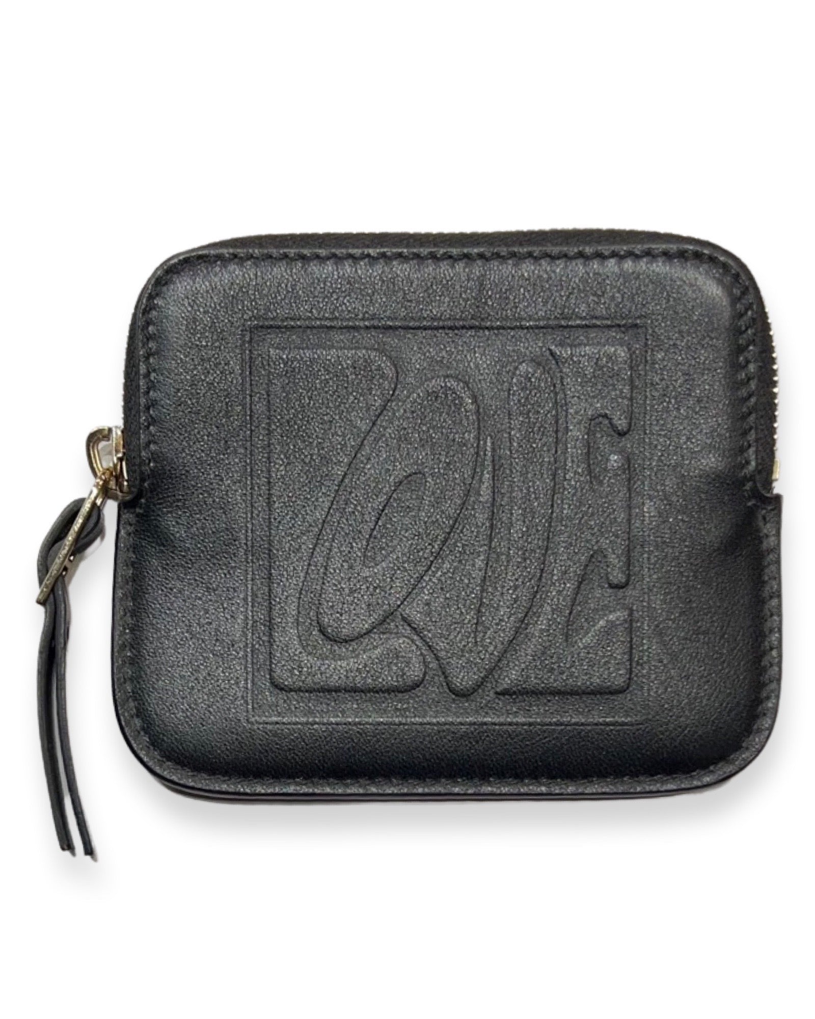 Paul Smith 'Love' Zip Around Wallet for Men - Stylish Black Leather RFID Blocking Wallet for Everyday Use & Travel