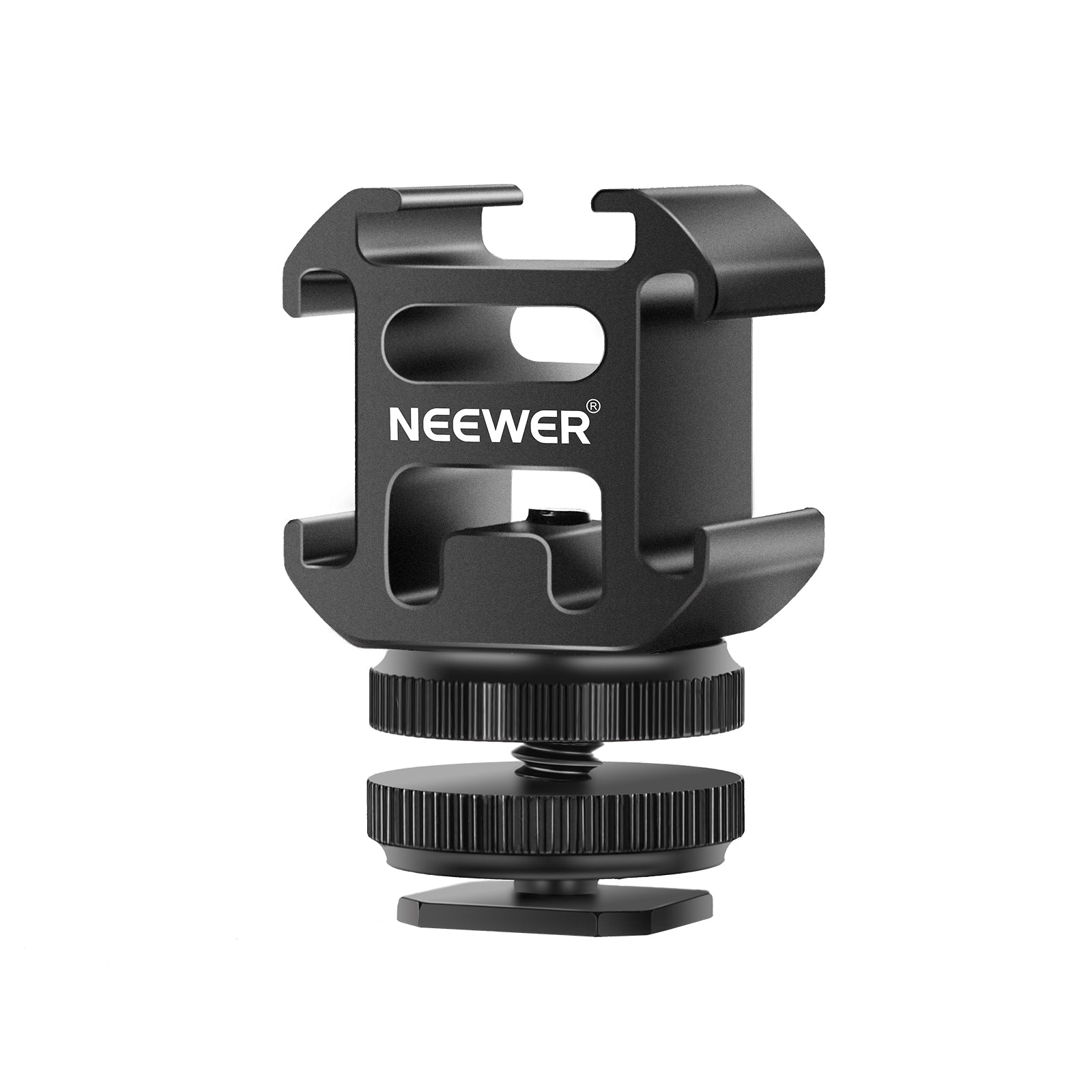 NEEWER Professional Camera Hot Shoe Mount Adapter with 3 Cold Shoe Mounts - Perfect for DSLR, Mirrorless Cameras & Video Lighting Accessories