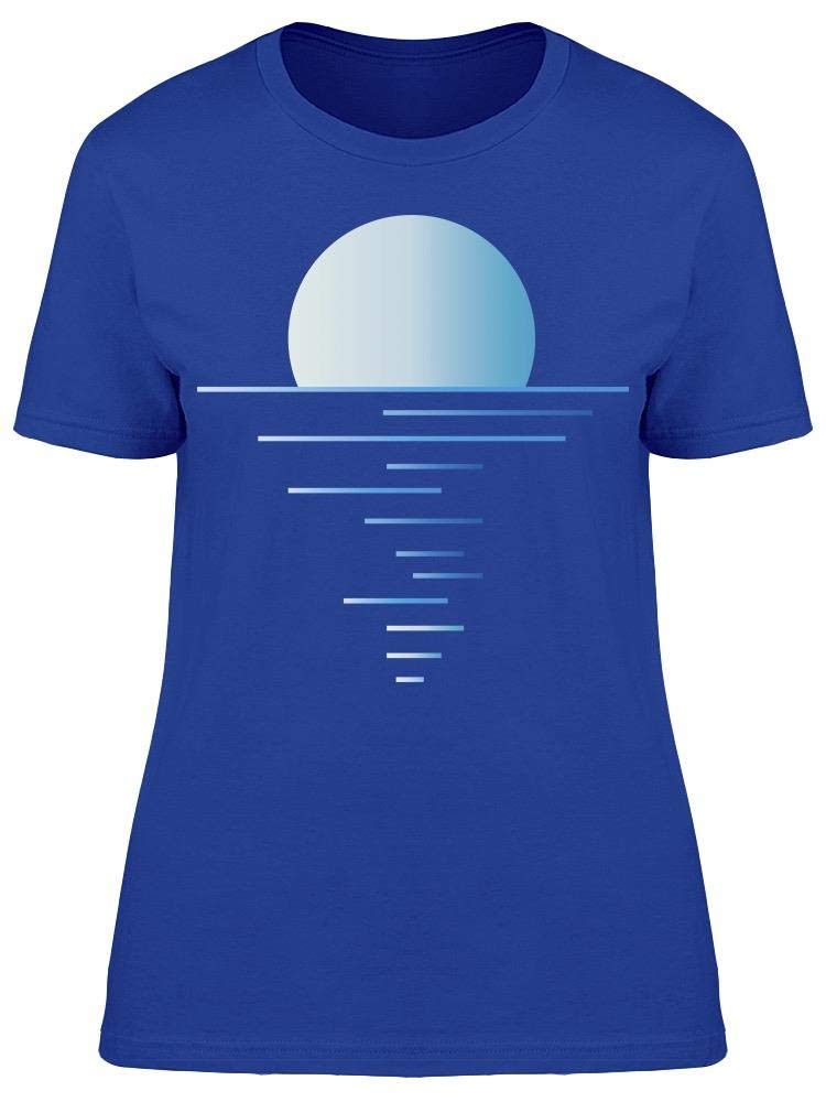 Moonlight Night Tee - Women's Soft & Comfortable Short Sleeve T-Shirt for Casual Wear & Summer Outfits