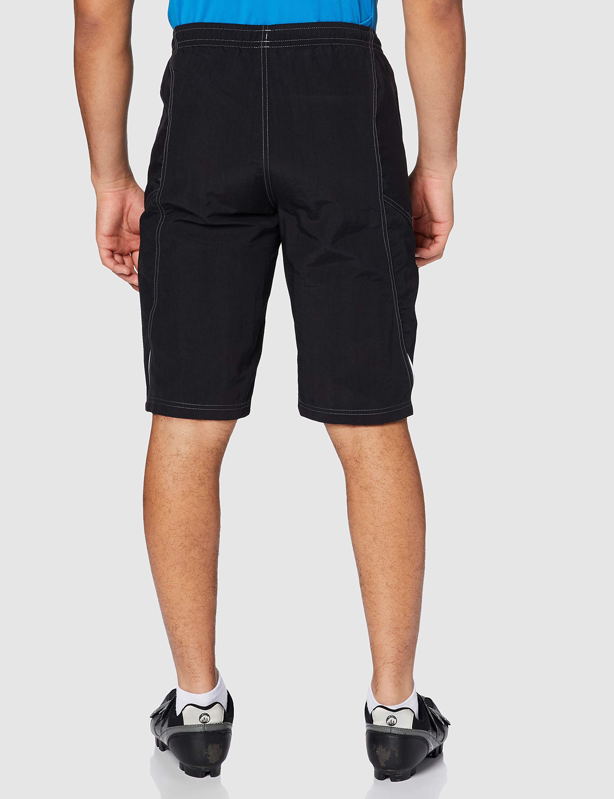 GORE BIKE WEAR Men's 2-in-1 Cycling Shorts with Padded Inner Liner - Breathable Performance Bike Shorts for Road & Mountain Biking - Knee Length, Moisture-Wicking, Size XL, Black - Perfect for Long Distance Cycling and Training