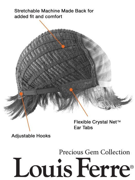 Amber Human Hair Wig with Mono Top - Natural Look & Comfortable Fit for Daily Wear, Cosplay, and Special Occasions