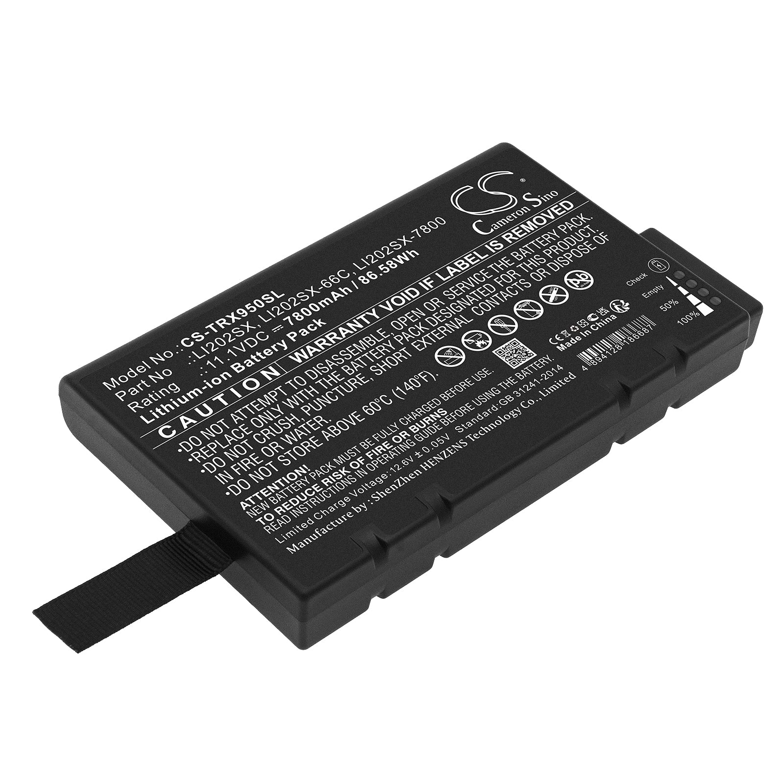 AeroTrak LI202SX Replacement Battery for Survey Multimeter & Equipment - Compatible with LI202SX 6600, 66C, 7200, 7800, 78C Models (700028) - Perfect for Field Testing, Construction & Industrial Use