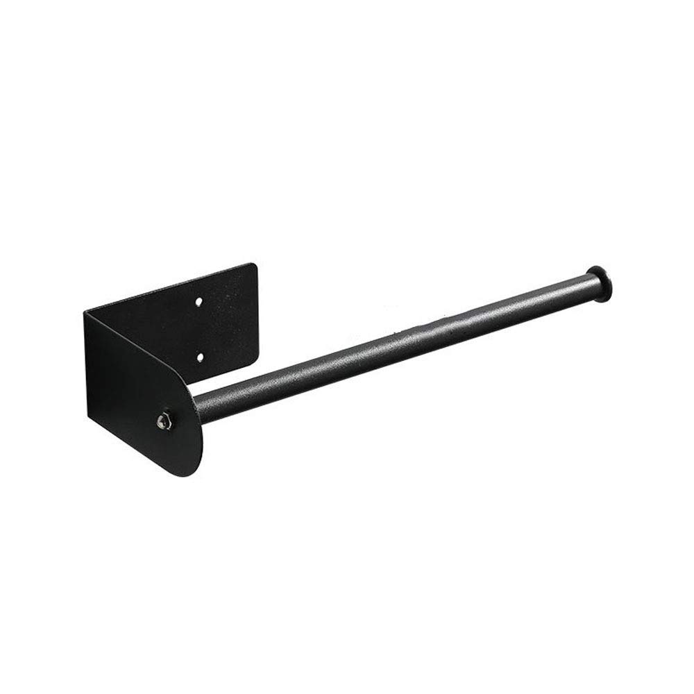 DIWANG 2-Pack Under Cabinet Paper Towel Holder - Wall Mount Kitchen Paper Towel Roll Dispenser with Adhesive, Black - Perfect for Small Spaces & Organized Kitchens