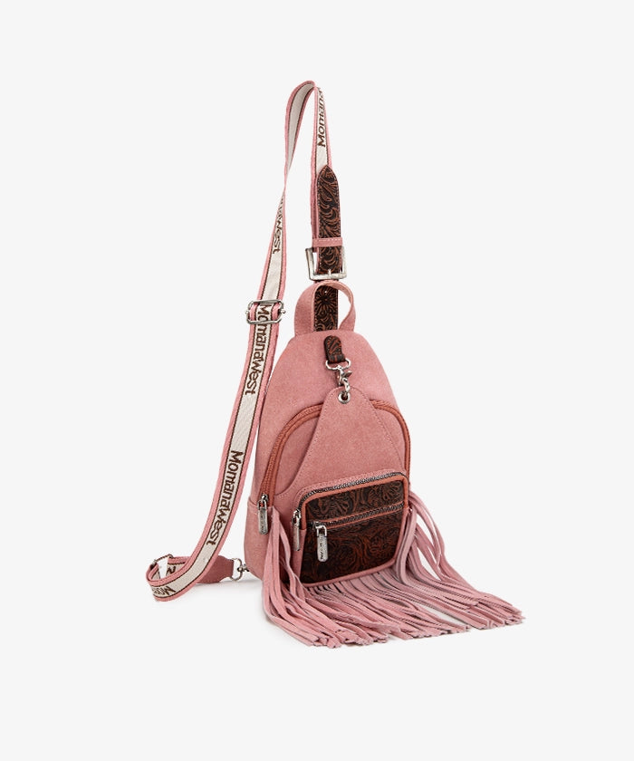 Montana West Fringe Sling Bag for Women - Stylish Crossbody Purse with Adjustable Strap, Perfect for Travel, Shopping & Everyday Use