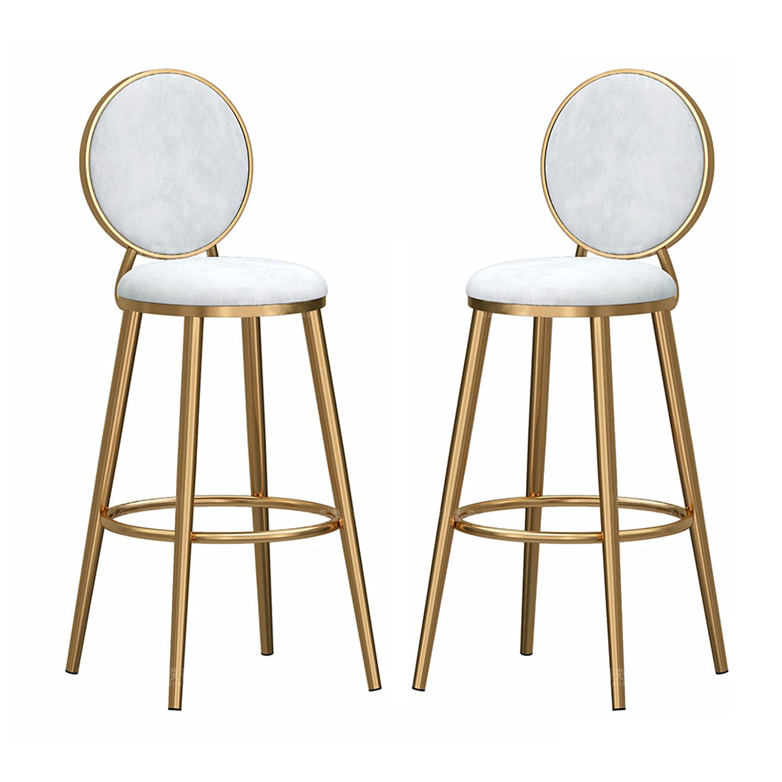 Velvet Bar Stools Set of 2 - 30