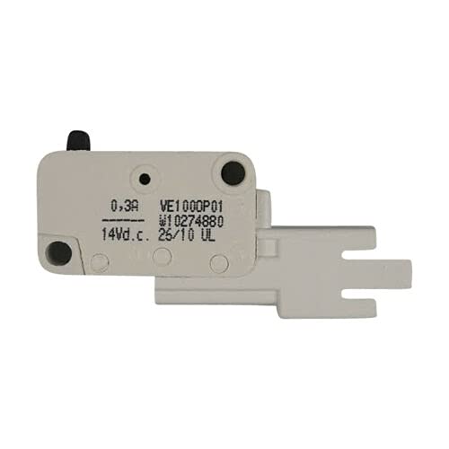 LYYRMF Genuine Replacement for Whirlpool Dishwasher Switch W10274880, 1874229, PS2580175 - Perfect for Kitchen Appliance Repair & Maintenance