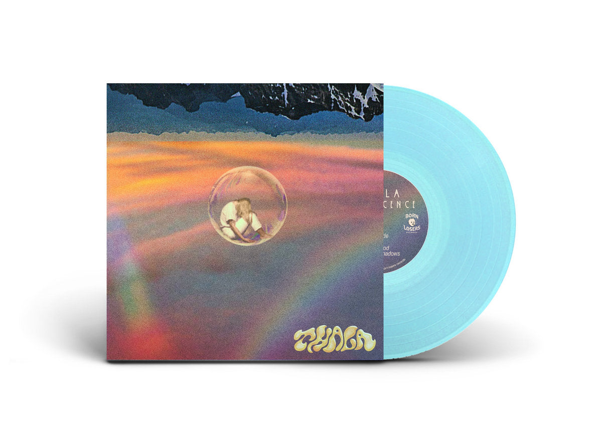 Transparent Electric Blue Vinyl