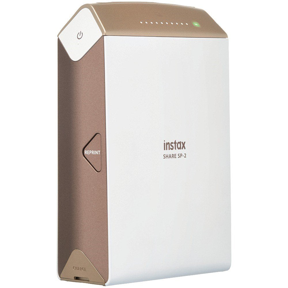 Fujifilm INSTAX Share SP-2 Smartphone Printer - Print Photos from Phone with 20 Exposures (Includes Monochrome & Shiny Star Film) - Perfect for Parties, Travel & Instant Memories