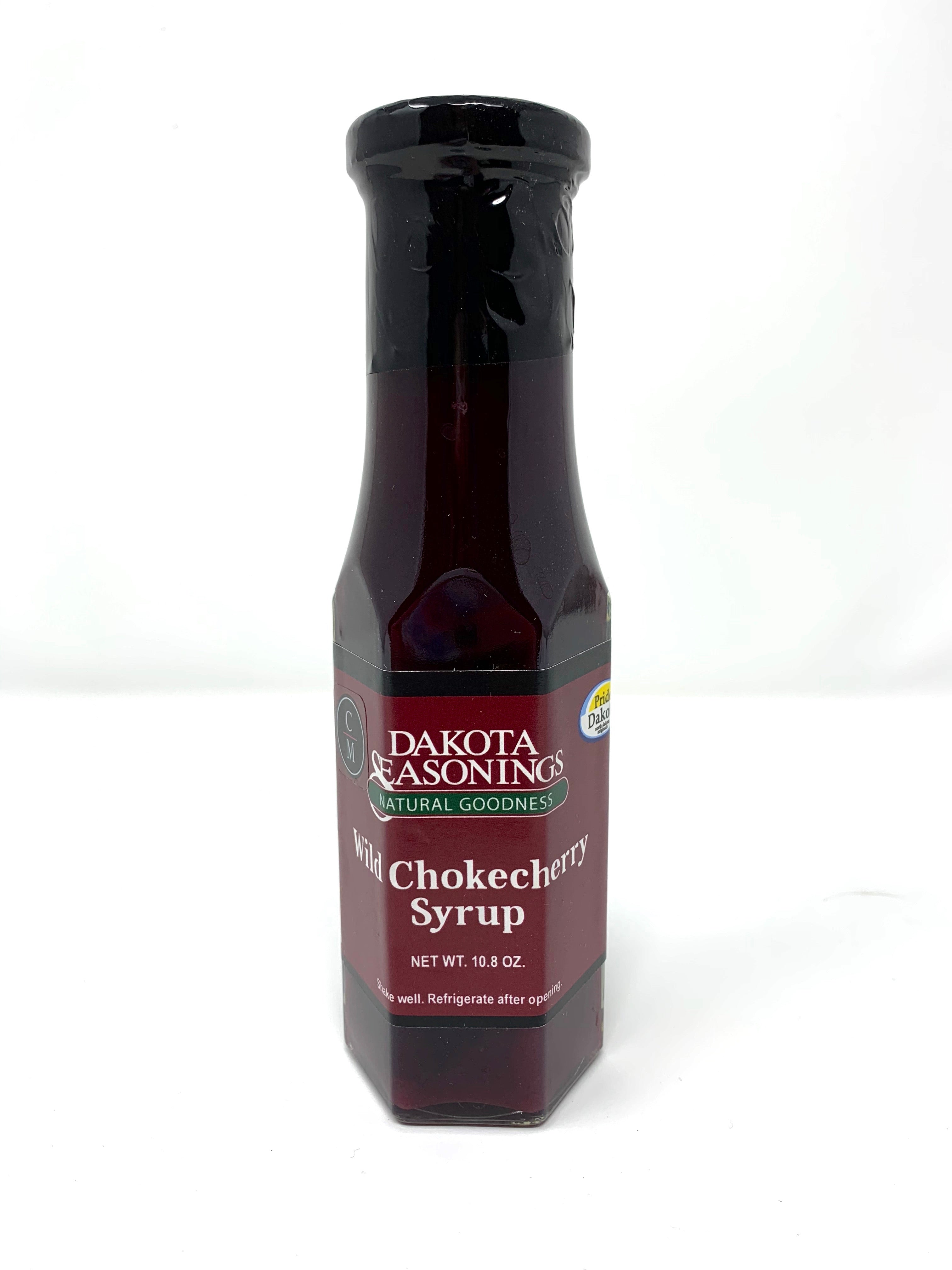 Organic Wild Chokecherry Syrup - Natural Antioxidant Rich Sweetener for Pancakes, Cocktails & Desserts | Perfect for Breakfast, Baking & Mixology