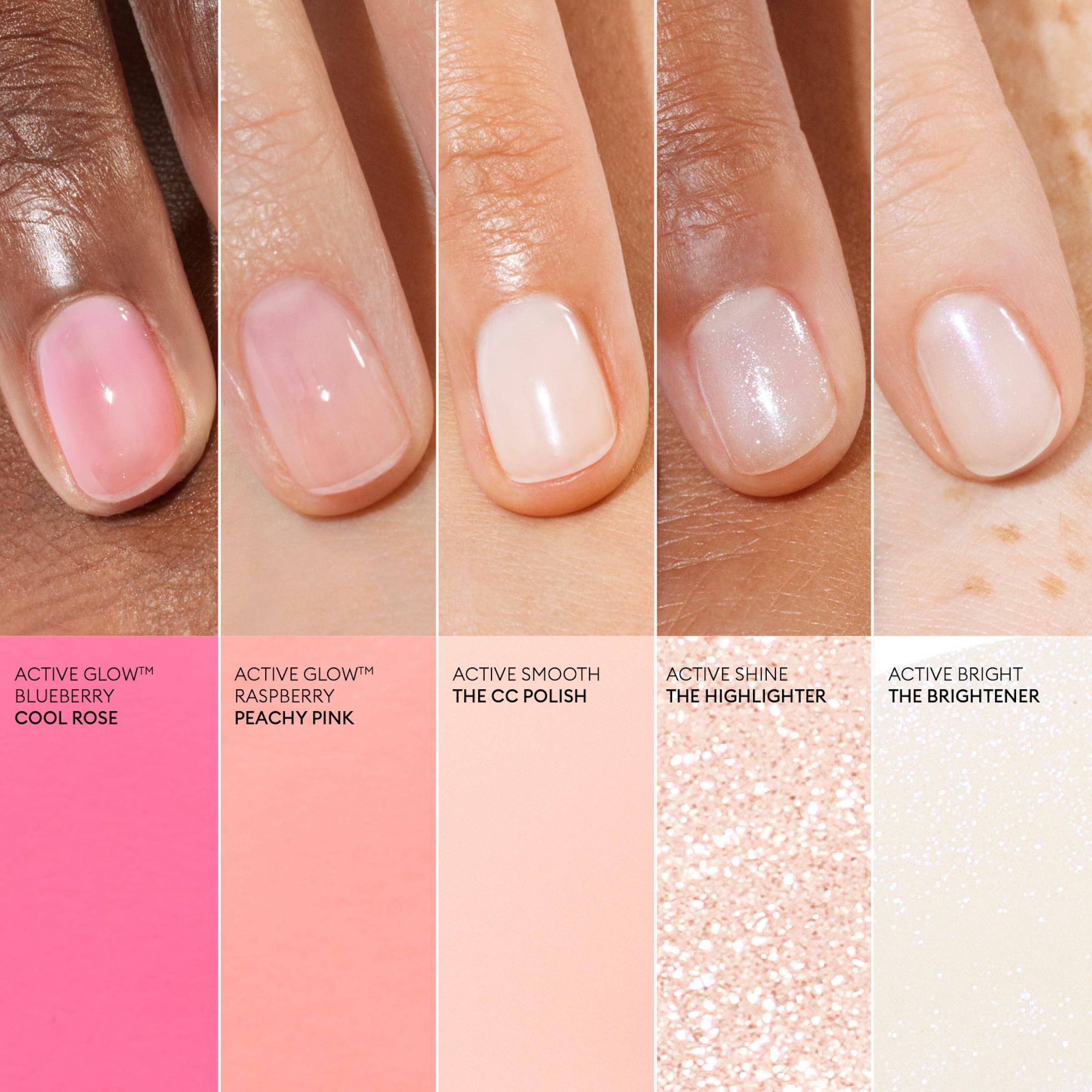 Manucurist Active Smooth™ 2-in-1 Nail Concealer Polish & Care - Nude Nail Strengthener, Growth Treatment & Ridge Filler - No UV Lamp Required - Natural Looking Nail Polish for Healthy Nails - Perfect for Everyday Wear, Work & Special Occasions