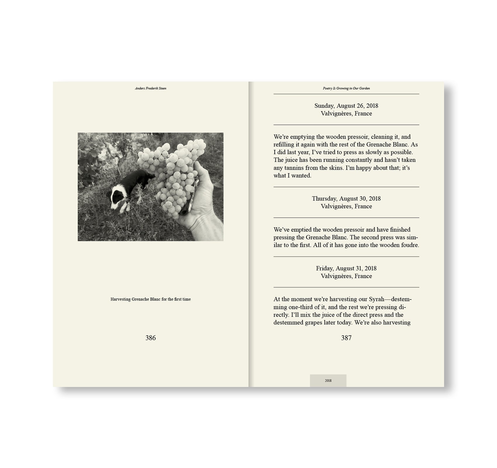 POETRY IS GROWING IN OUR GARDEN by Anders Frederik Steen - Inspirational Poetry Book for Nature Lovers, Perfect for Reading in Gardens & Outdoor Spaces