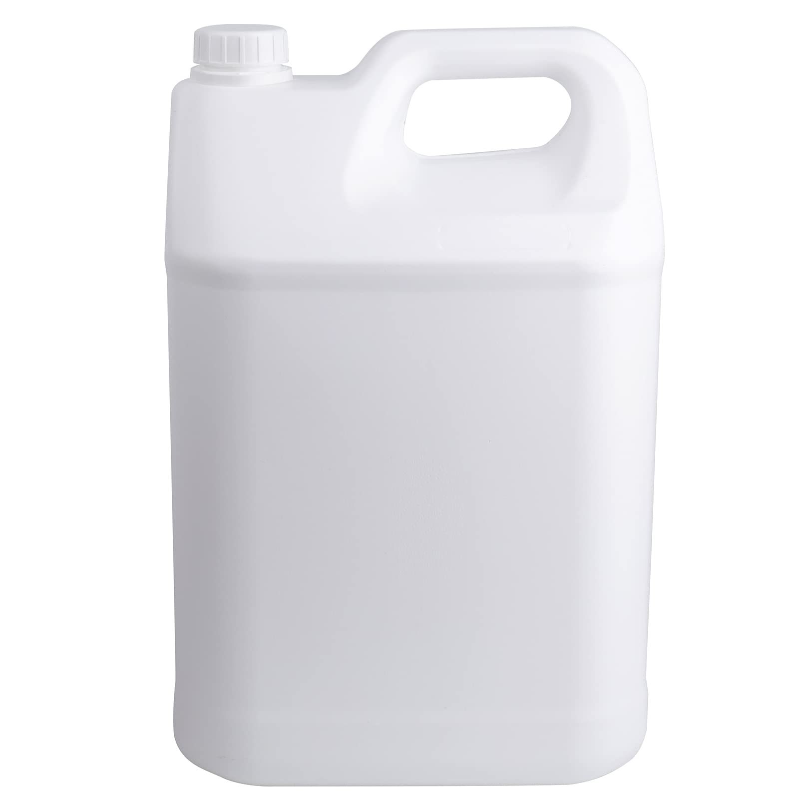 2.5 Gallon Heavy-Duty HDPE Plastic Water Jug with Lid - F-Style Storage Container for Water, Sauces, Soaps & Cleaning Solutions - Ideal for Home, Kitchen, Garage & Outdoor Use
