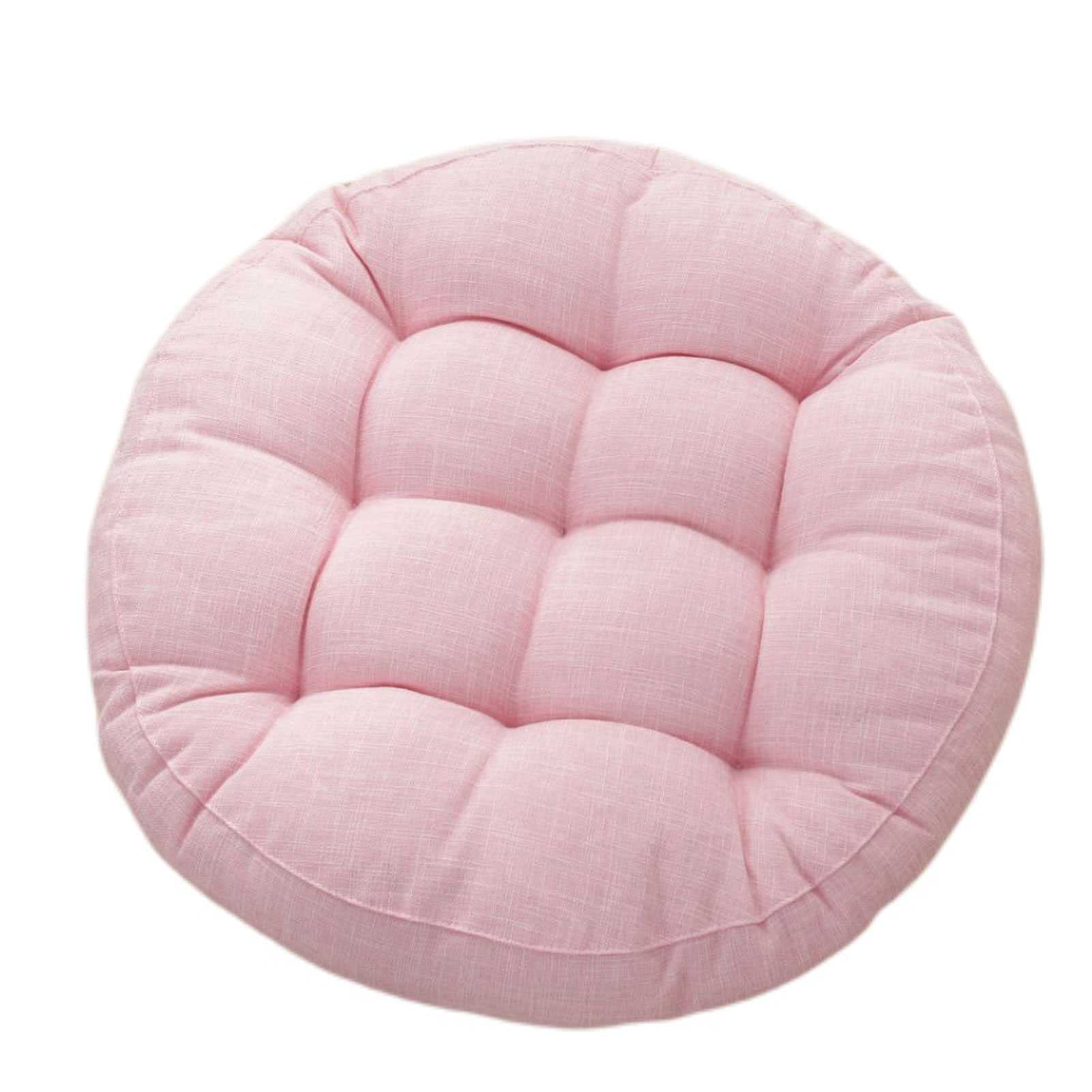 Lyubov Chair Pad Seat Cushion - Premium Linen Fluffy Thickened Cushion for Office, Reading, Kitchen & Dining Chairs - Soft & Comfortable Support for Home & Work