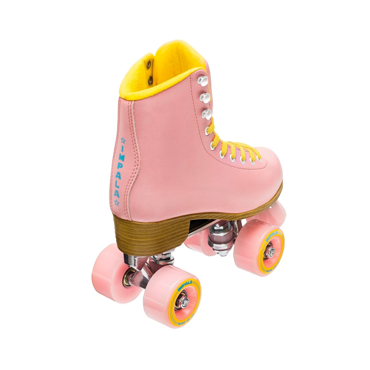 Impala Quad Roller Skates for Women - Pink Retro Roller Skates for Outdoor & Indoor Skating, Rink, Fitness, and Fun