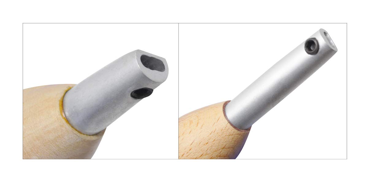 2-Piece Aluminum Graver Handles Set - Professional Jewelry Engraving Tools for Metalworking & Crafting - Perfect for Jewelers, DIY Crafts, and Metal Engraving Projects