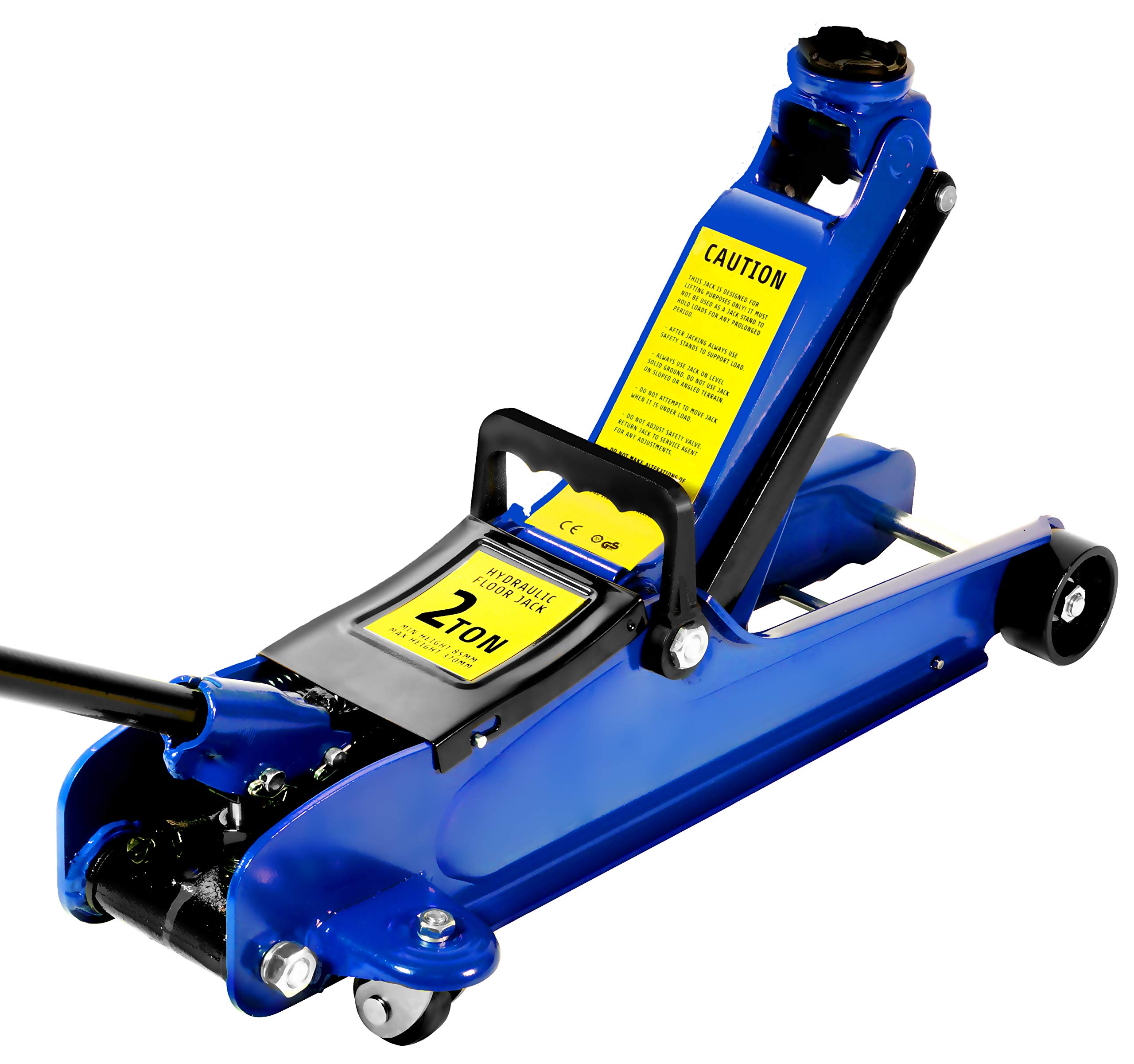 VViViD 2 Ton Low Profile Steel Hydraulic Floor Jack for Car Lifting - Heavy Duty Racing Jack for Automotive Repair, Tire Change & Vehicle Maintenance in Garages & Workshops