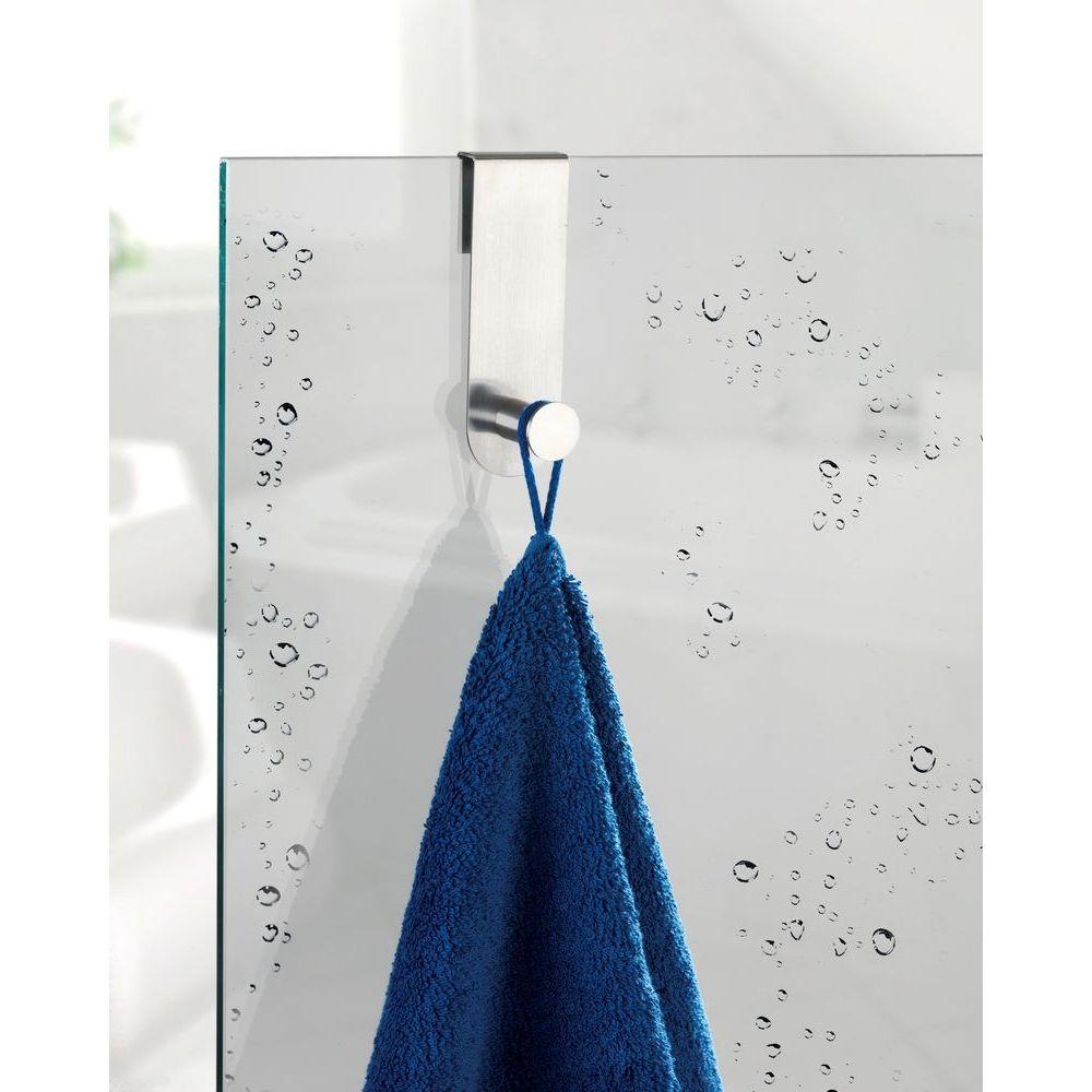 Celano Single Shower Hook - Premium Stainless Steel Bathroom Accessory for Hanging Towels, Robes & Shower Curtains - Perfect for Bathroom, Spa & Gym Organization