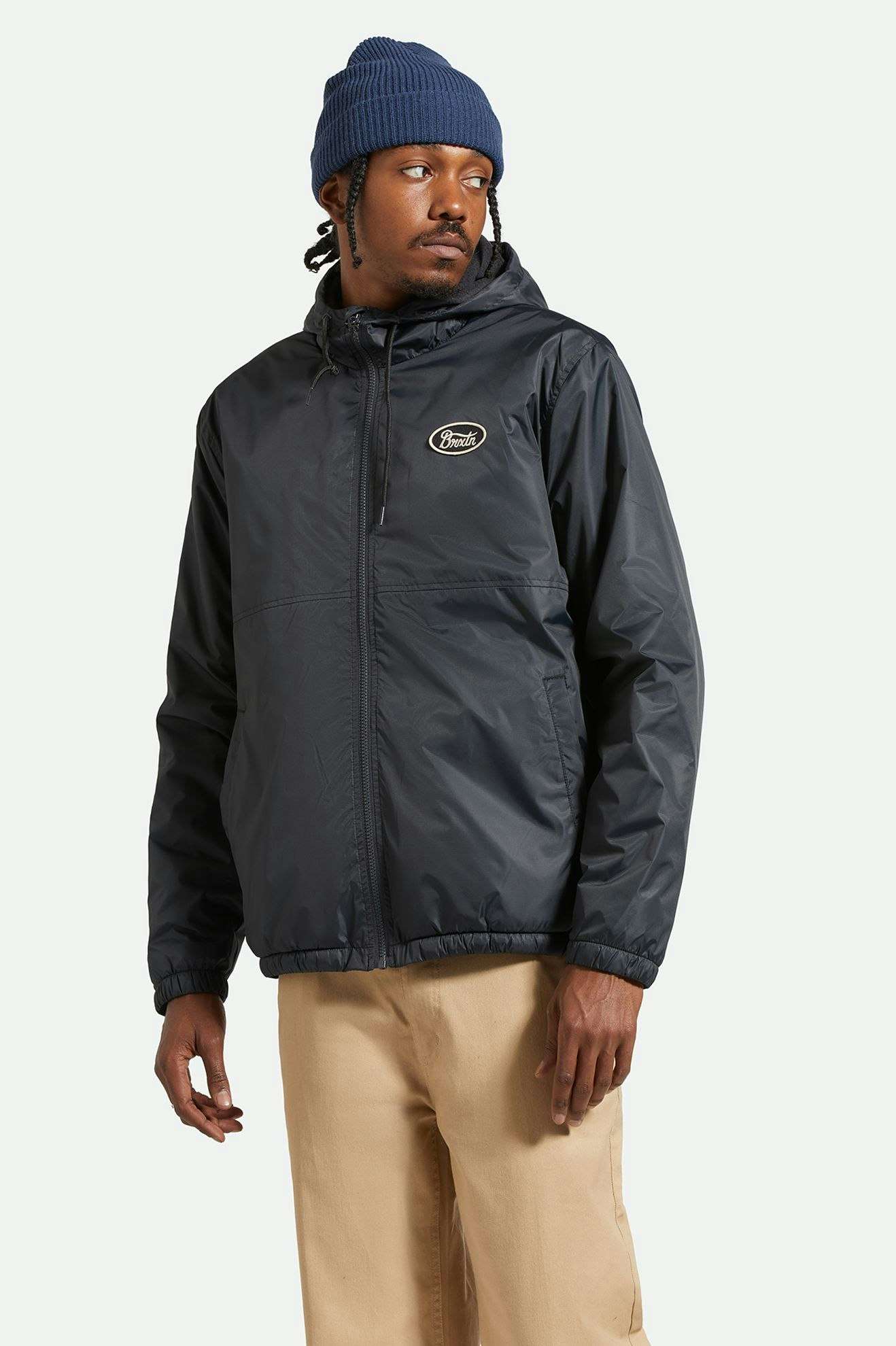 Claxton Parsons Arctic Fleece Lined Jacket for Men - Winter Warm Windproof Outdoor Jacket - Black - Perfect for Hiking, Camping & Cold Weather Activities