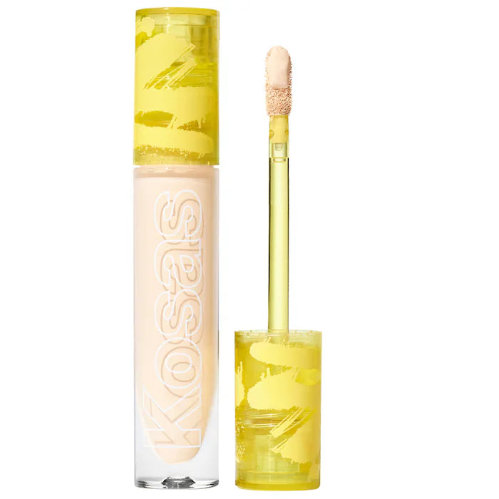 Kosas Corrector Revealer Super Creamy + Brightening Concealer with Caffeine & Hyaluronic Acid – Dark Circle Treatment for Under Eyes, Perfect for Daily Makeup & Skincare Routine