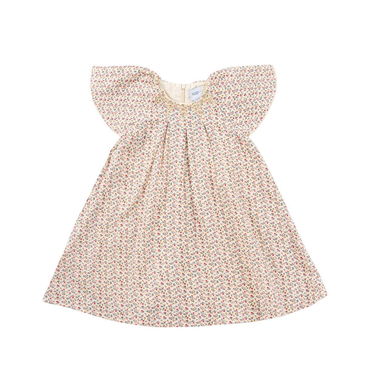 Kipp Flutter Sleeve Multi Dress - Elegant Flowy Women's Summer Dress for Casual Wear, Beach Outings & Special Occasions