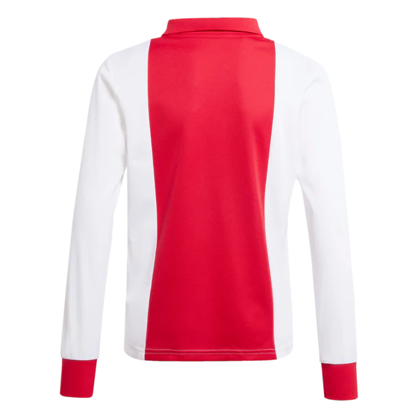 Adidas Ajax 125th Anniversary Long Sleeve Jersey 2025/2026 - Official Football Shirt (Red/White) | Perfect for Match Days & Fan Collections