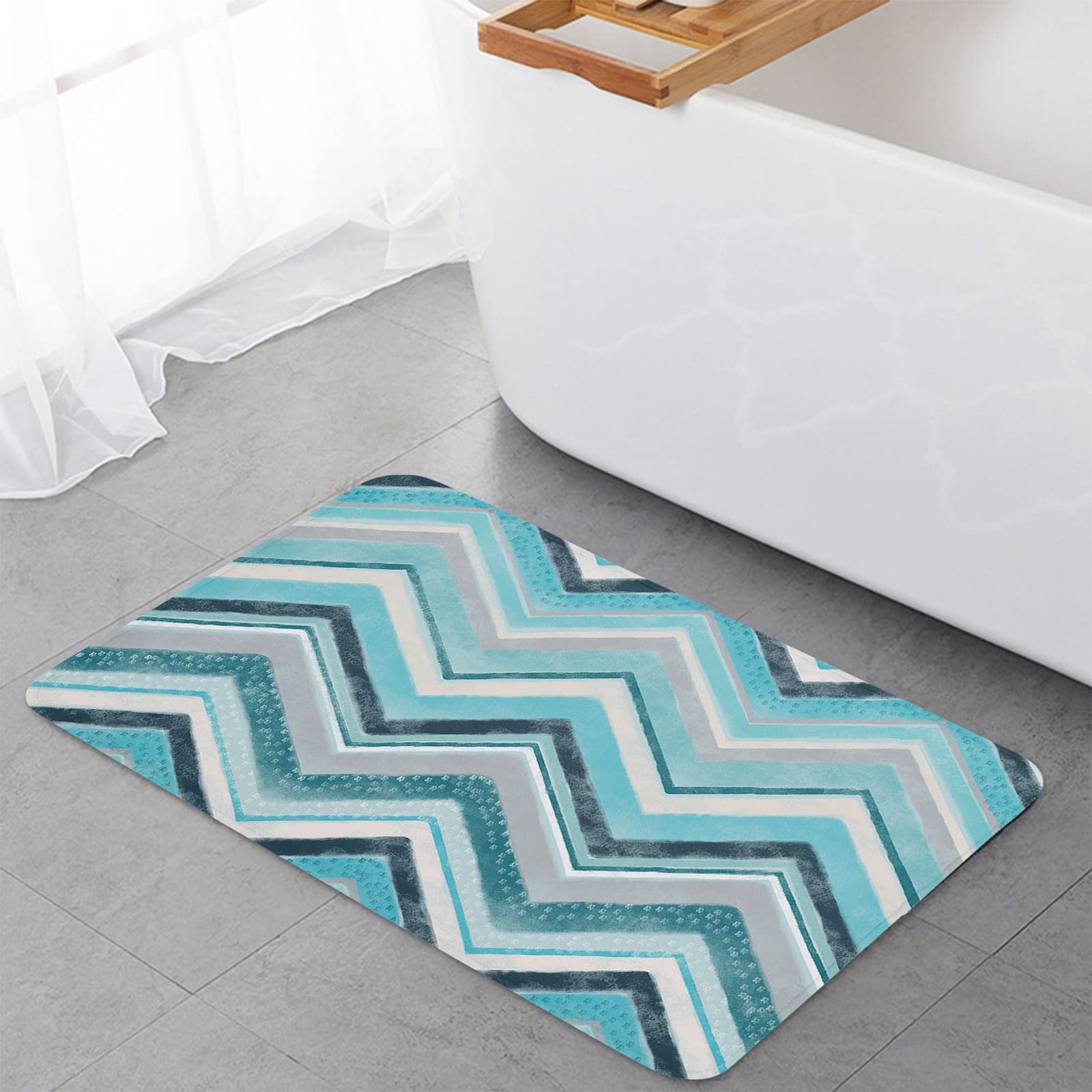 18x30in Outdoor Rug - Absorbent Low Profile Mat for Bedroom, Kitchen & Bathroom | Home Decor