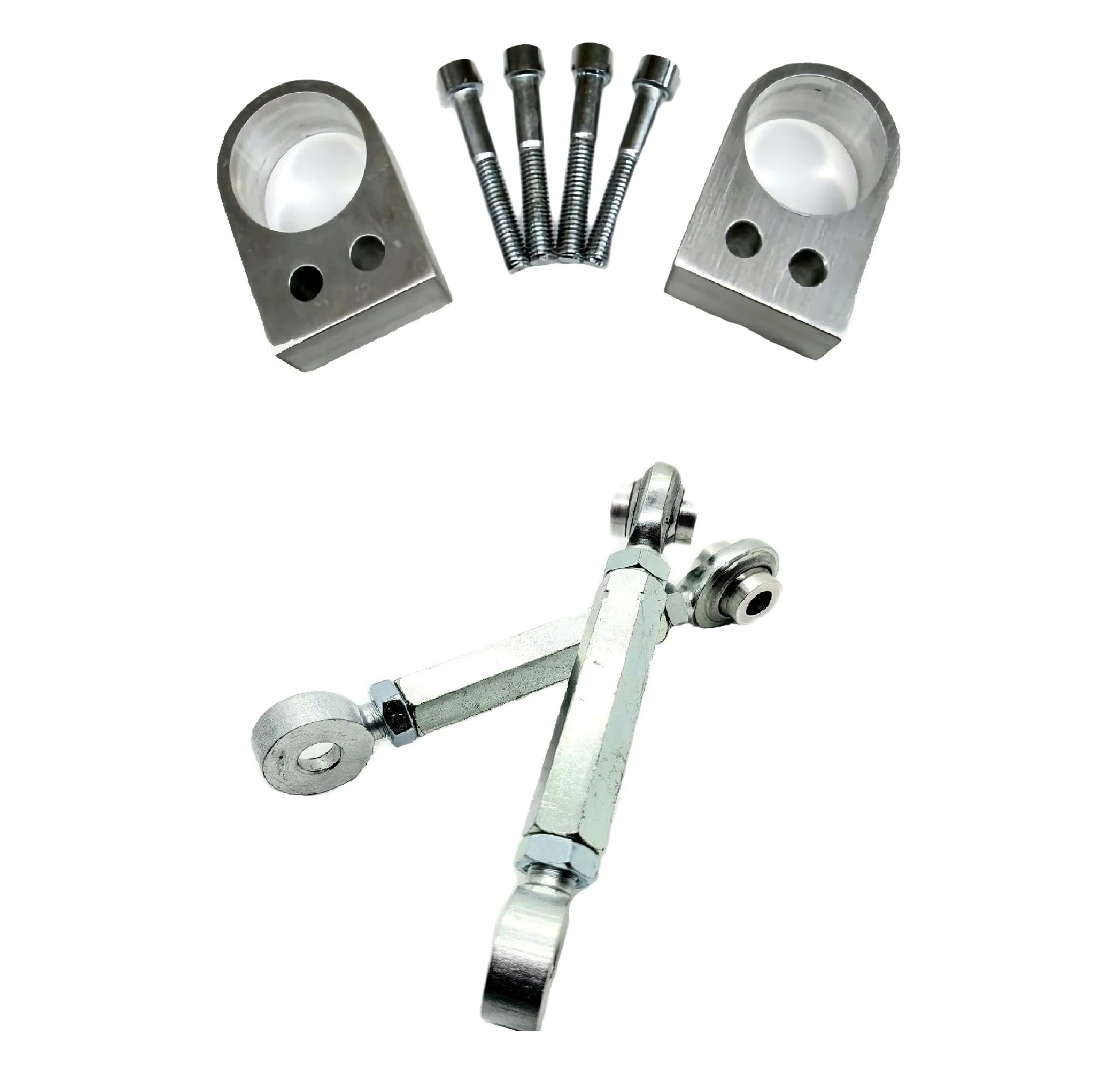 Ninja 250 1986-2007 Motorcycle Lowering Kit - Adjustable Rear Links & Front Lowering Combo for Kawasaki - Perfect for Short Riders and Custom Bike Builds