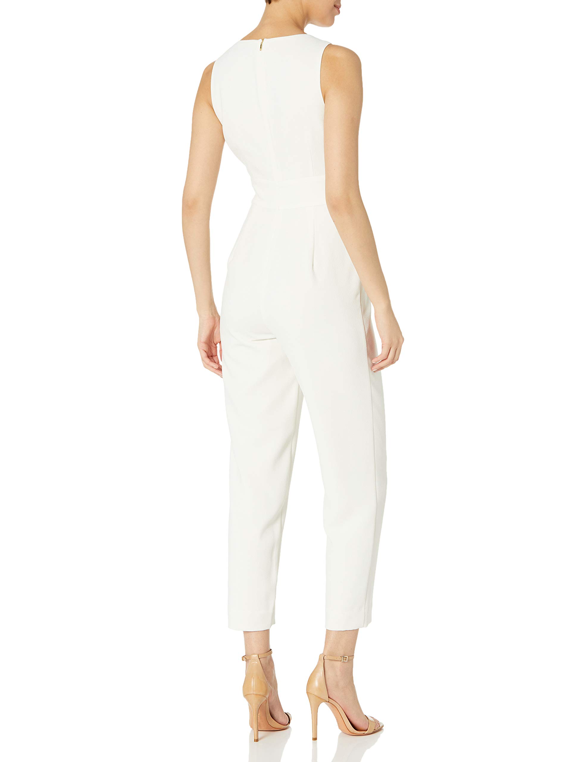 Trina Turk Women's Tie Waist Jumpsuit - Stylish One-Piece Romper for Casual Wear, Summer Outfits & Beach Vacations