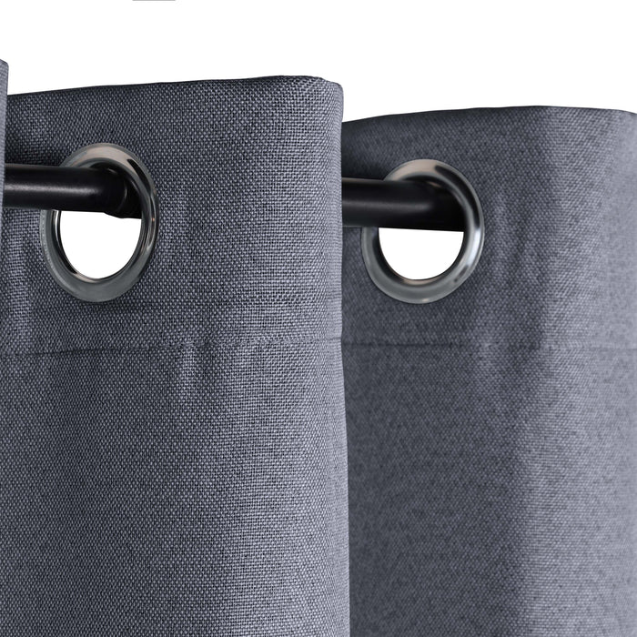 Premium Blackout Curtains for Bedroom - Linen Washable Room Darkening Window Drapes Panel Set (2 Panels) - Noise Reducing & Thermal Insulated for Better Sleep & Home Decor