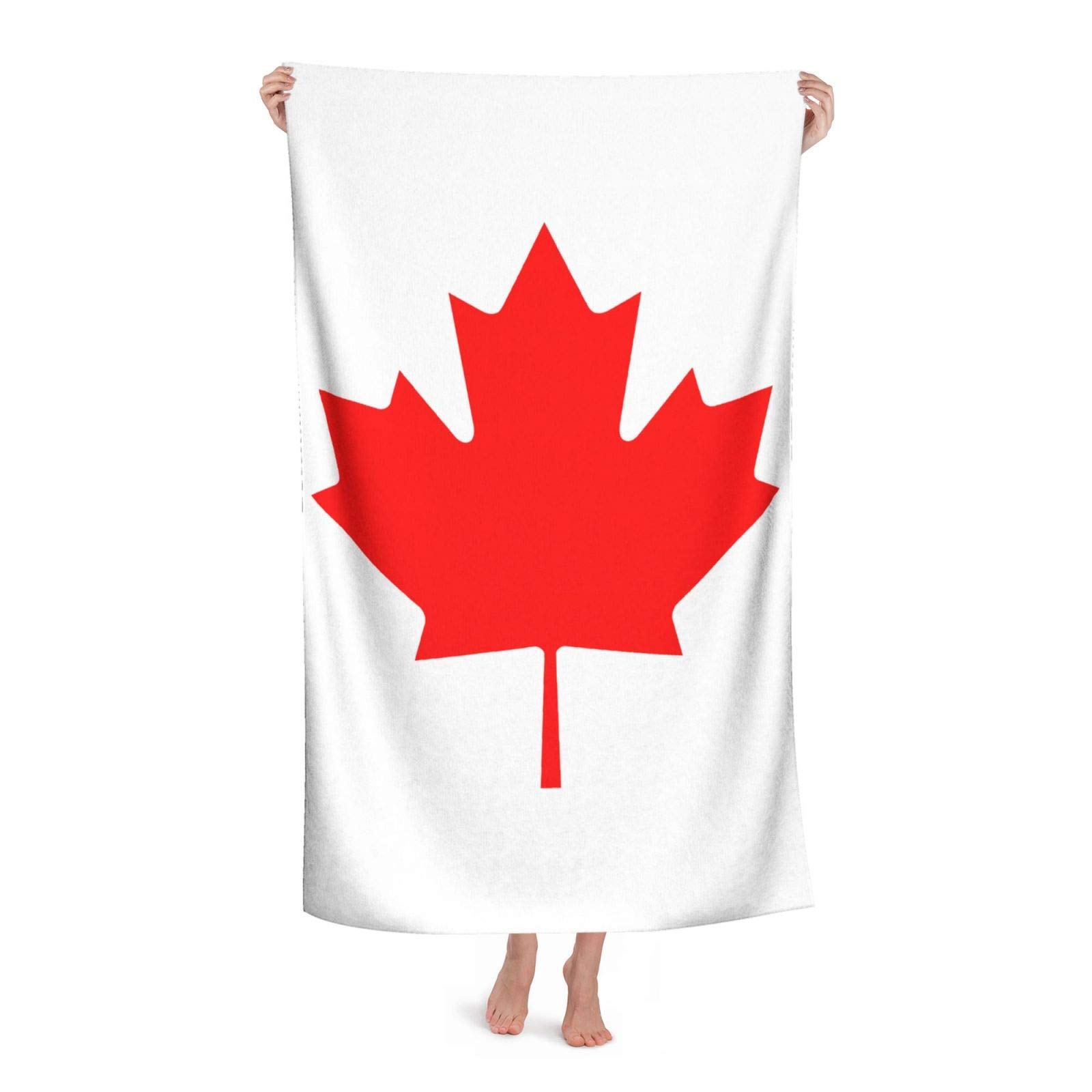 Canada Maple Leaf Canadian Flag Beach Towel - 32