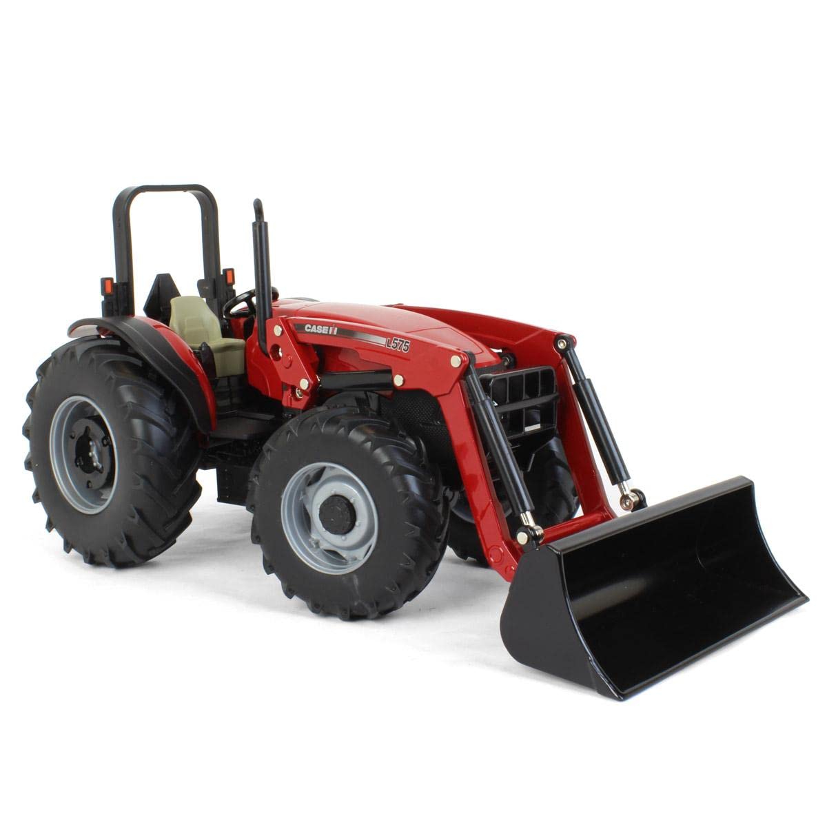 Case IH 1/16 Scale Farmall 115A Tractor with L575 Loader Toy Model - Diecast Collectible for Display, Farming Enthusiasts & Kids Play